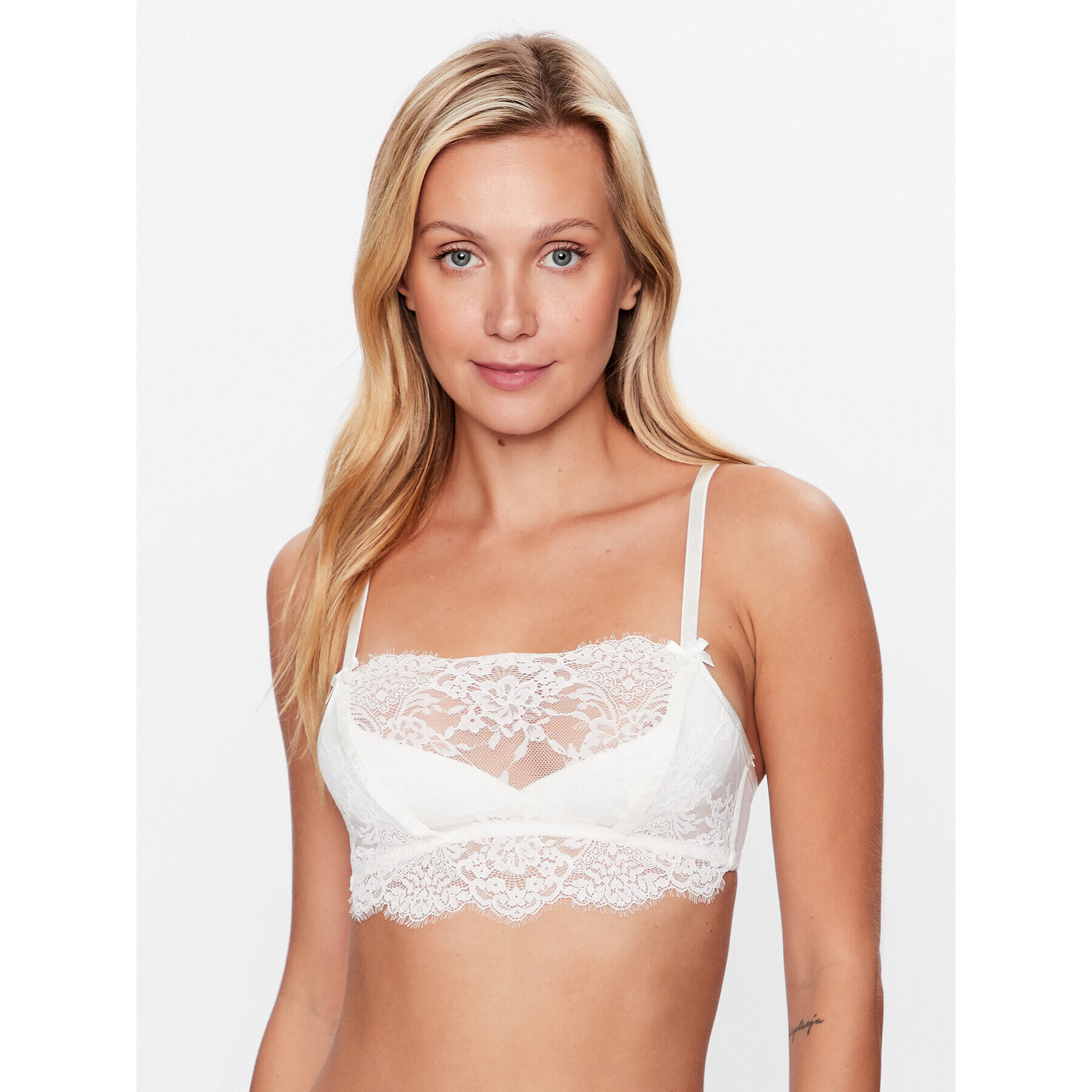 Hunkemöller Podprsenka Bralette Chlo 202239 Biela - Pepit.sk