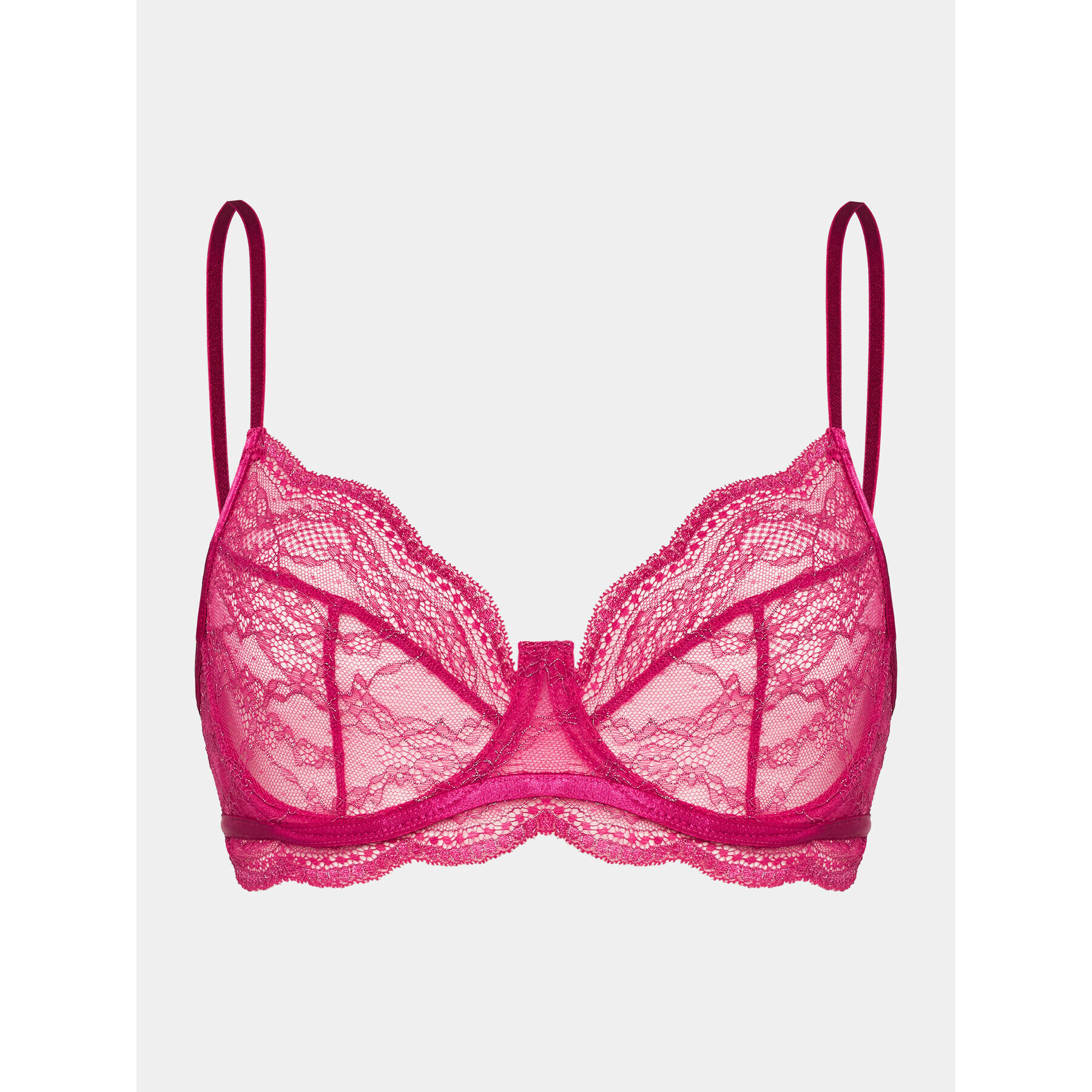 Hunkemöller Podprsenka Bralette Isabelle Sparkle Ud 203588 Ružová - Pepit.sk