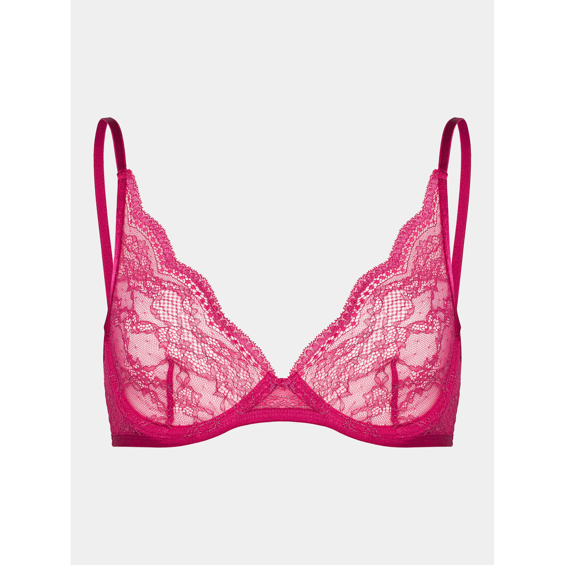 Hunkemöller Podprsenka Bralette Isabelle Sparkle Up 203589 Ružová - Pepit.sk