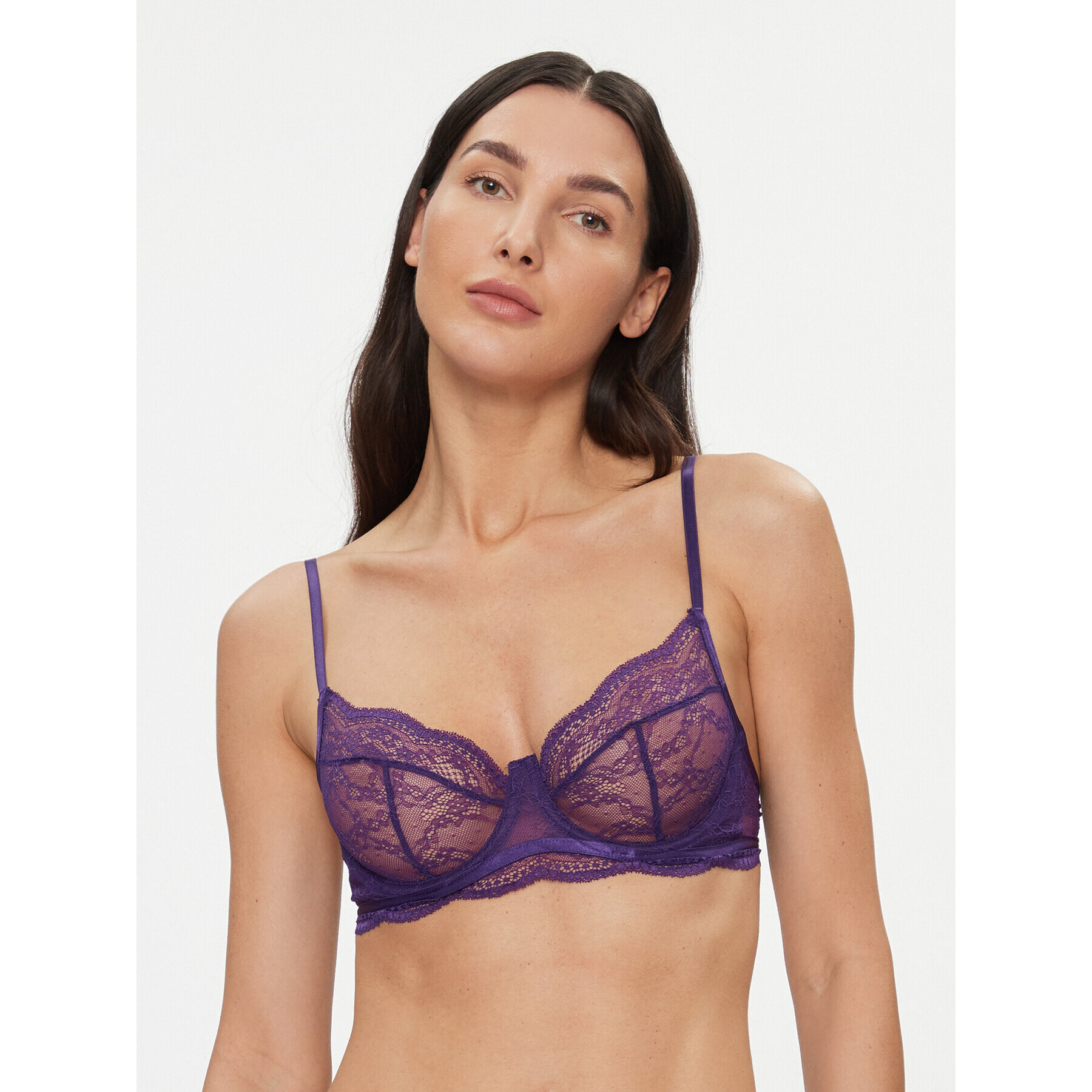 Hunkemöller Podprsenka Bralette Isabelle Ud 203593 Fialová - Pepit.sk