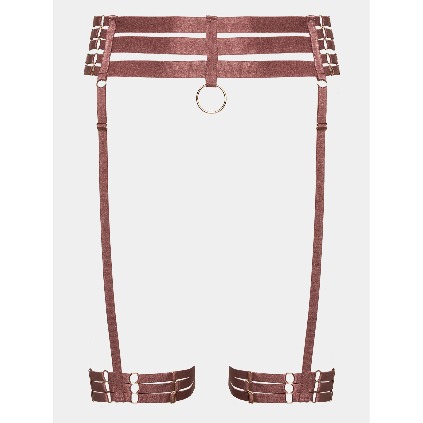 Hunkemöller Podväzok Suspenderbelt 203823 Fialová - Pepit.sk