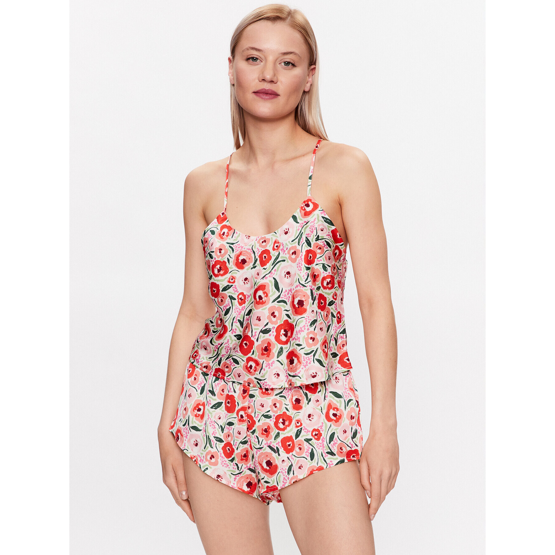 Hunkemöller Pyžamový top Funky 202325 Biela Feminine Fit - Pepit.sk