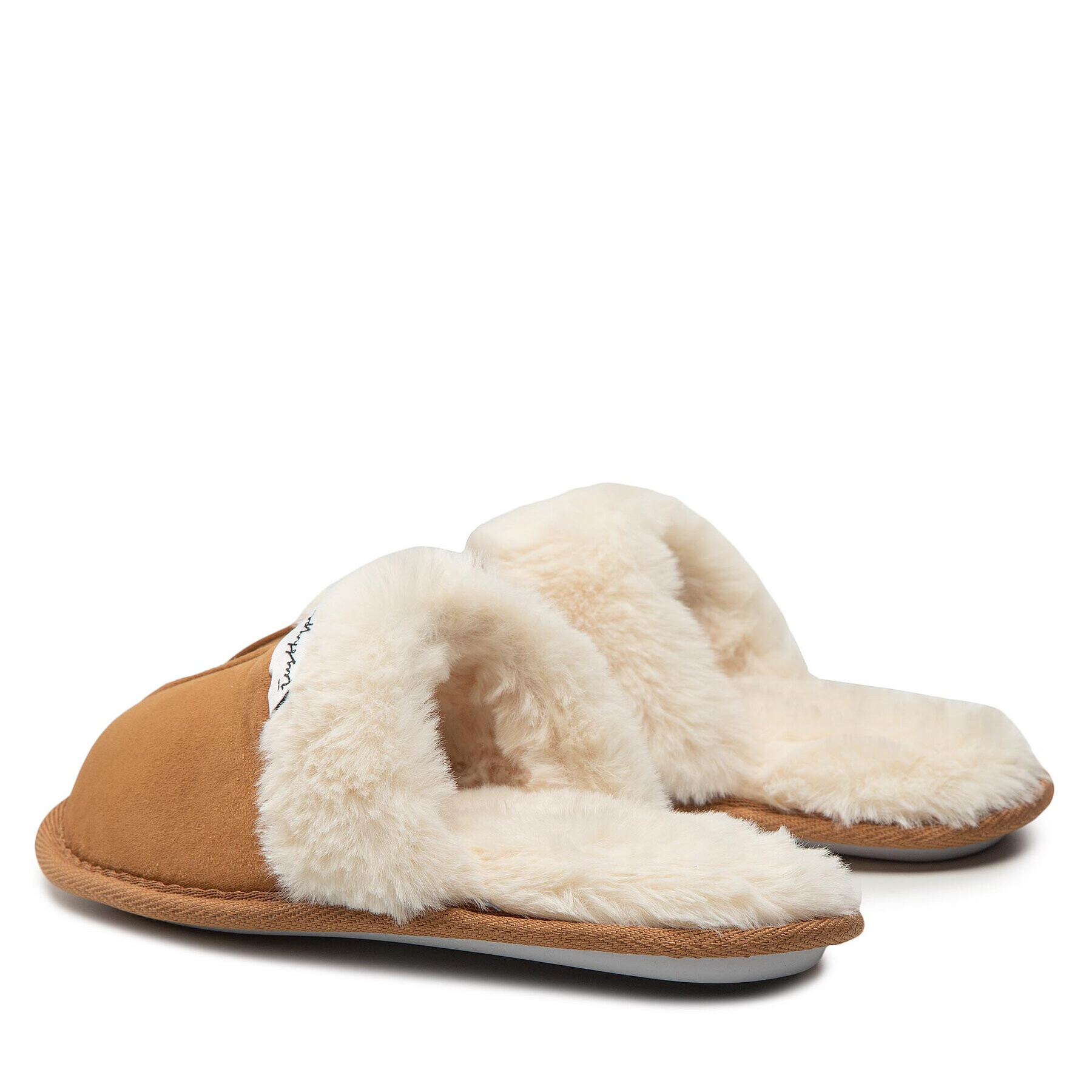 HYPE Papuče Slip On Mule Slipper YWBS-007 Hnedá - Pepit.sk