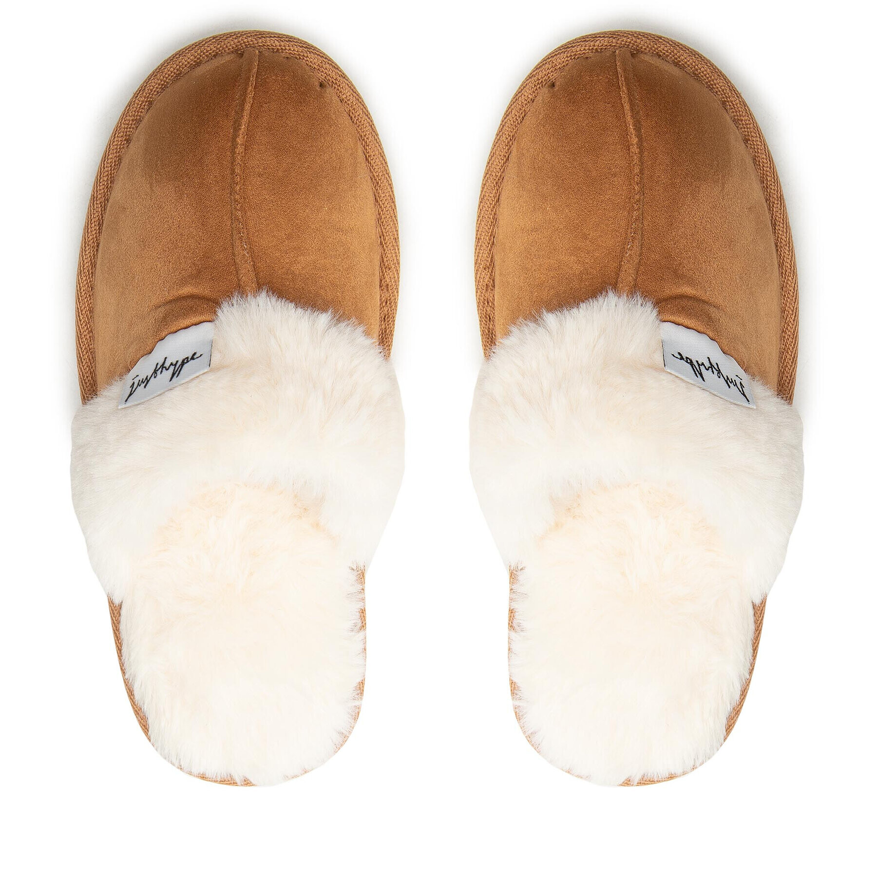 HYPE Papuče Slip On Mule Slipper YWBS-007 Hnedá - Pepit.sk