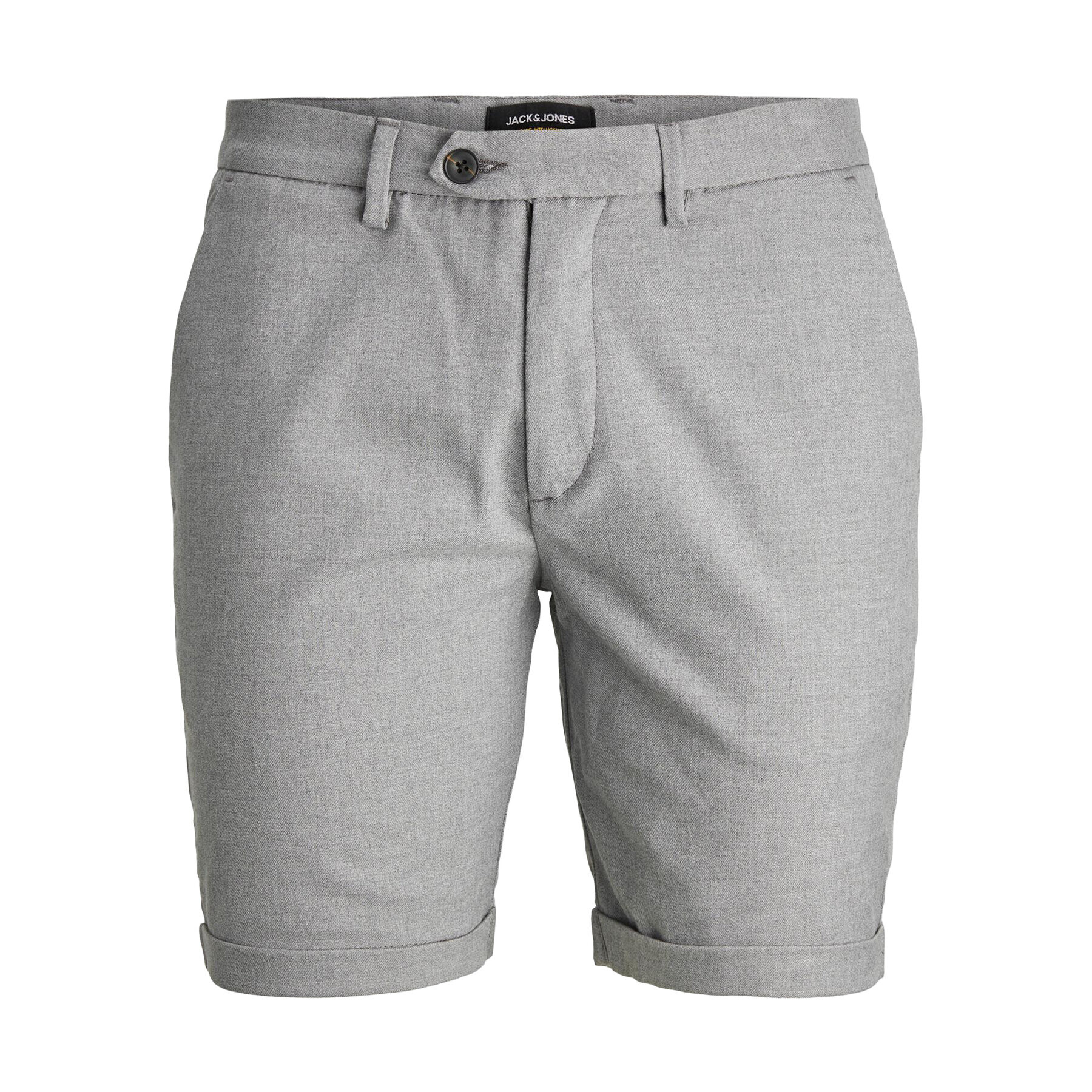 Jack&Jones Bavlnené šortky Connor 12186937 Sivá Regular Fit - Pepit.sk