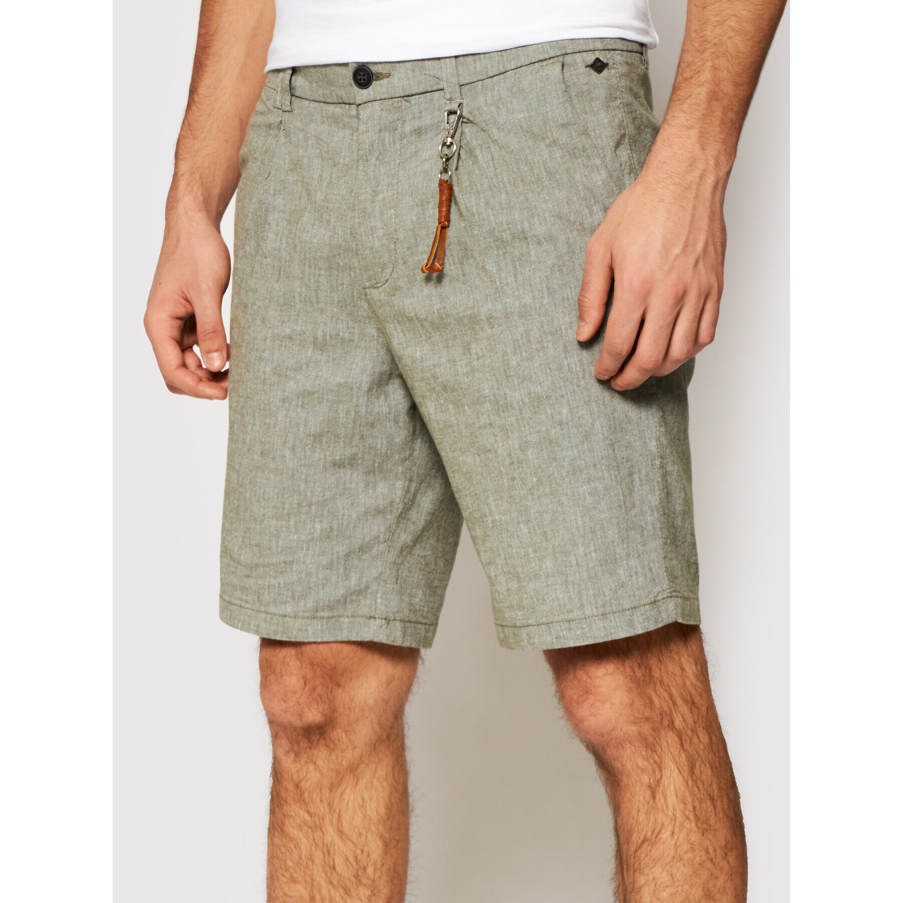 Jack&Jones Bavlnené šortky Milton 12188357 Zelená Regular Fit - Pepit.sk