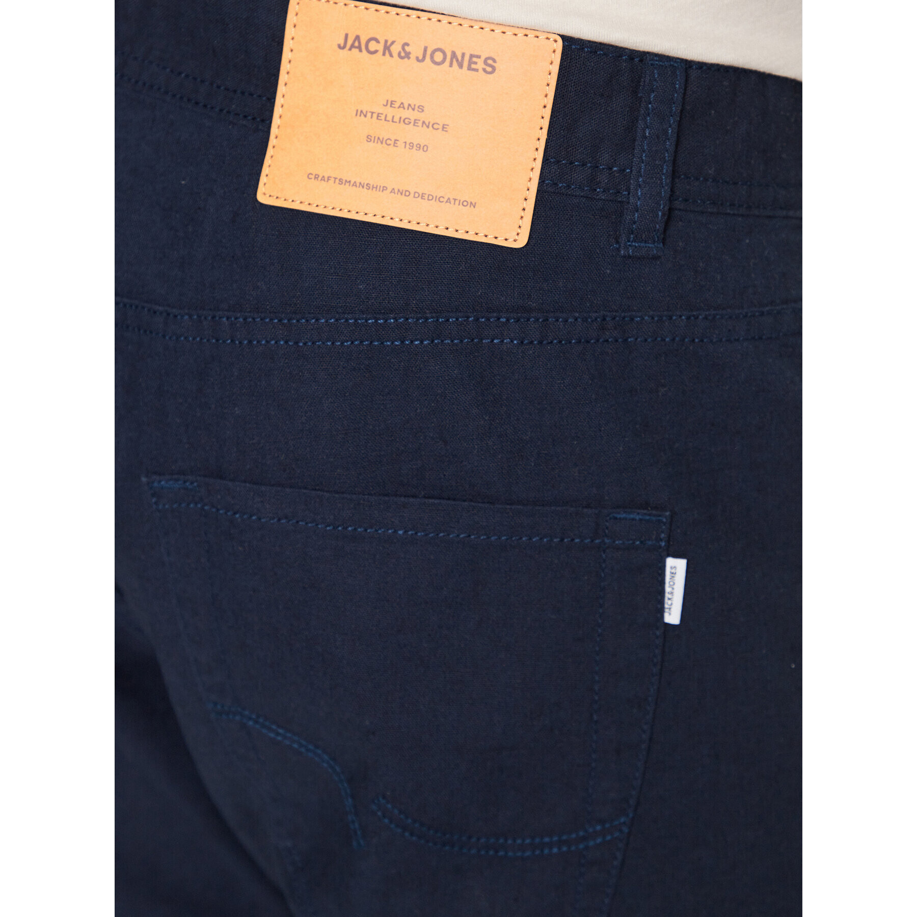 Jack&Jones Bavlnené šortky Rick 12234603 Tmavomodrá Regular Fit - Pepit.sk