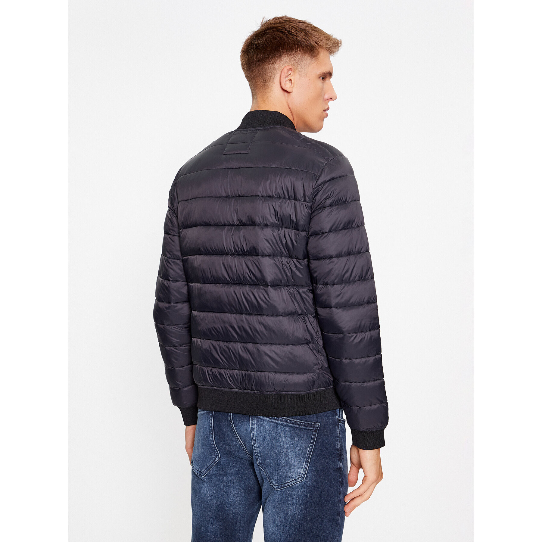 Jack&Jones Bundy bomber 12236154 Čierna Regular Fit - Pepit.sk