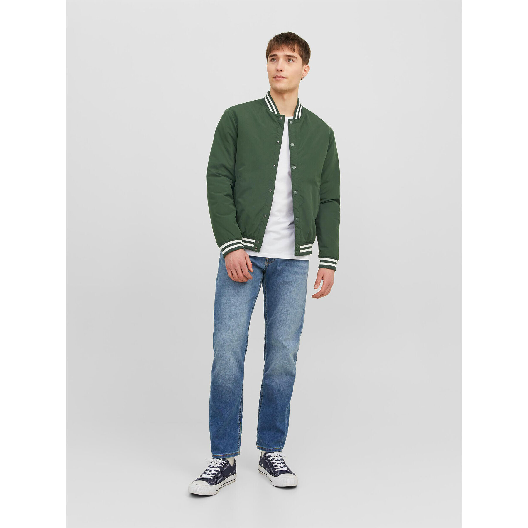 Jack&Jones Bundy bomber 12243232 Zelená Regular Fit - Pepit.sk