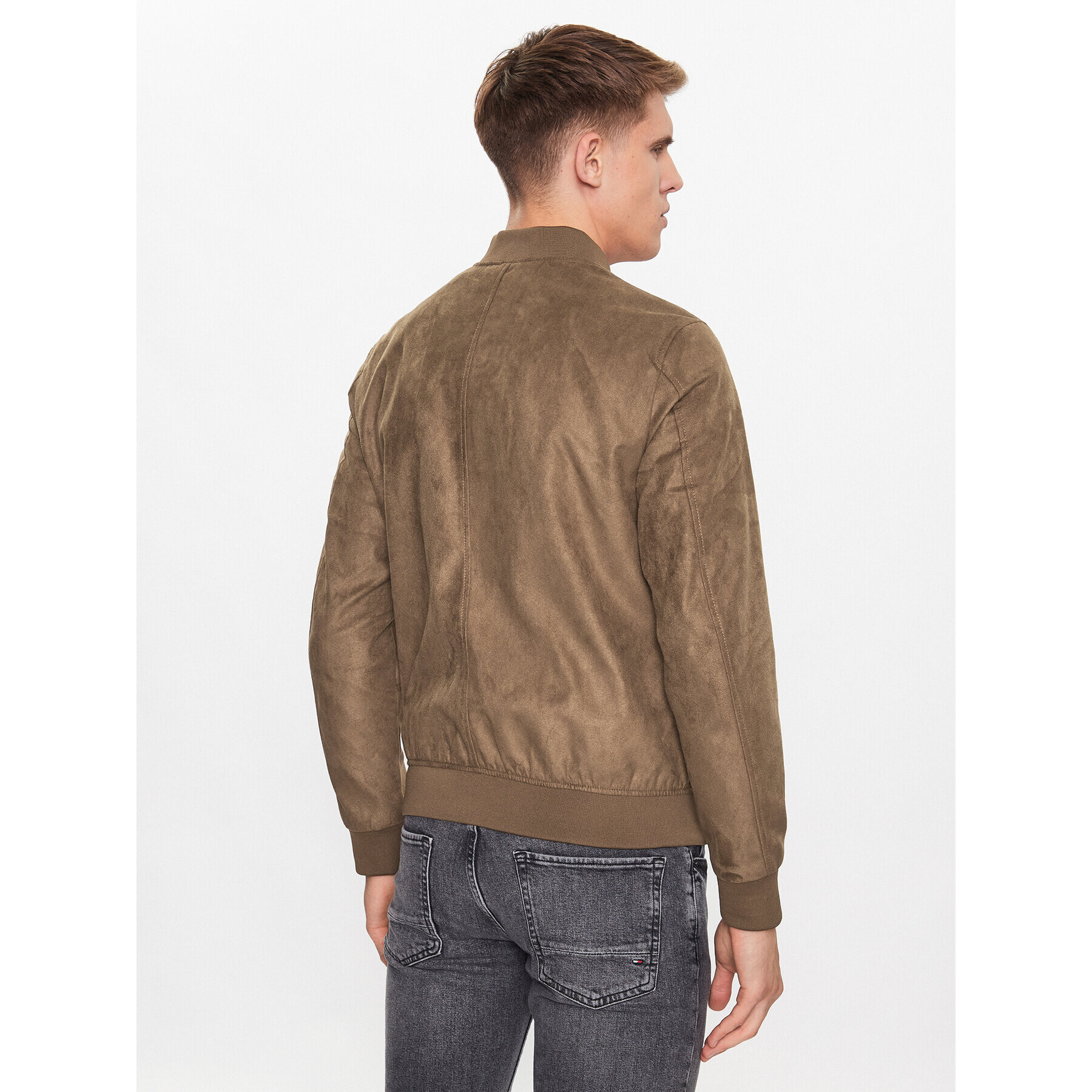 Jack&Jones Bundy bomber Rocky 12223651 Hnedá Regular Fit - Pepit.sk