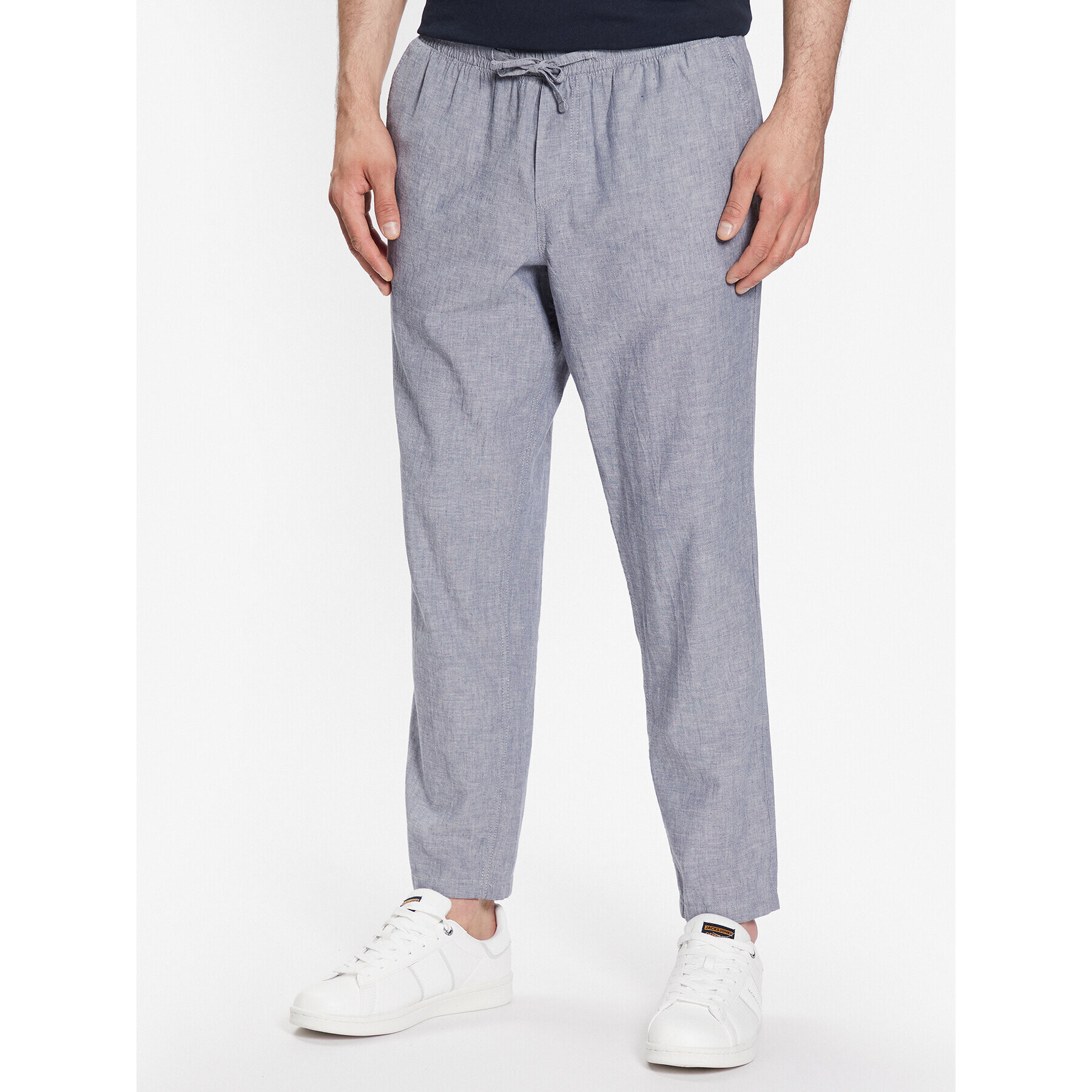 Jack&Jones Bavlnené nohavice Stace 12229699 Sivá Relaxed Fit - Pepit.sk