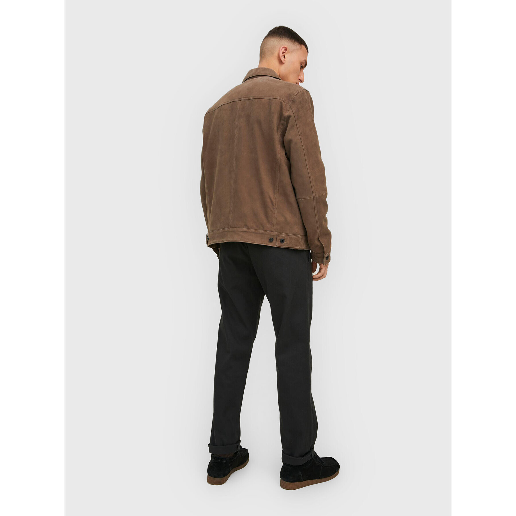 Jack&Jones Chino nohavice Kane 12212936 Čierna Relaxed Fit - Pepit.sk