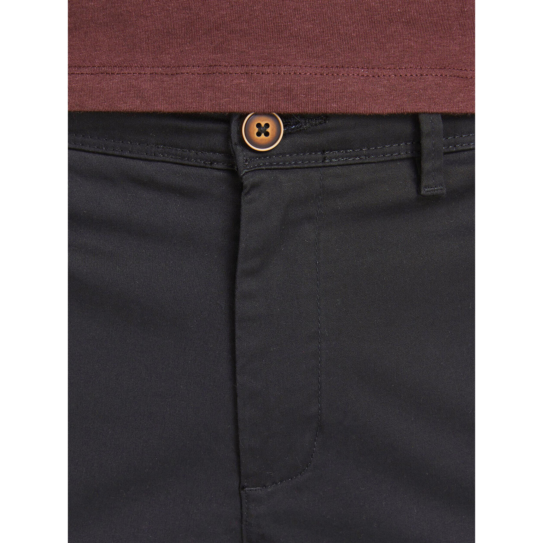 Jack&Jones Chino nohavice Marco 12150158 Čierna Slim Fit - Pepit.sk