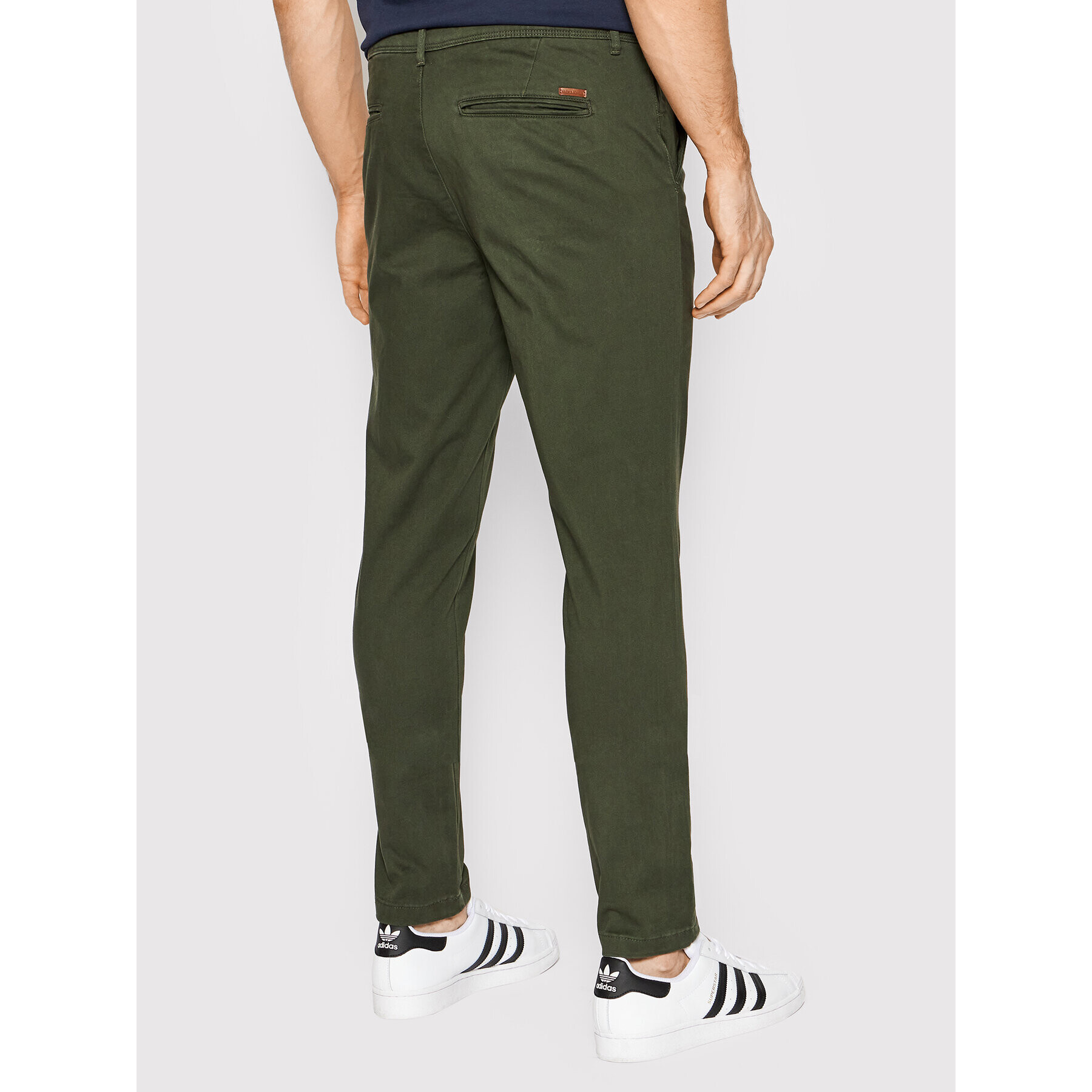 Jack&Jones Chino nohavice Marco 12175972 Zelená Slim Fit - Pepit.sk