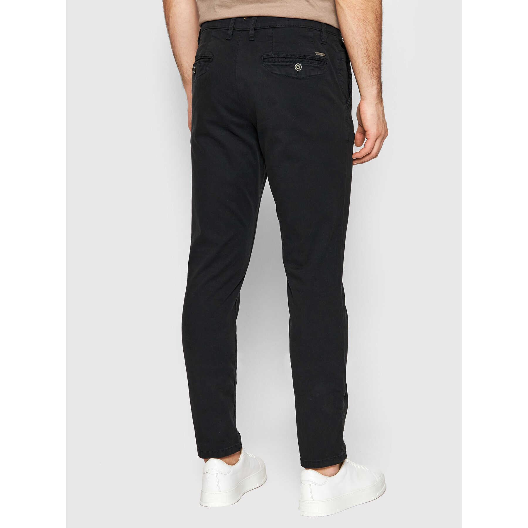 Jack&Jones Chino nohavice Marco 12193816 Čierna Slim Fit - Pepit.sk