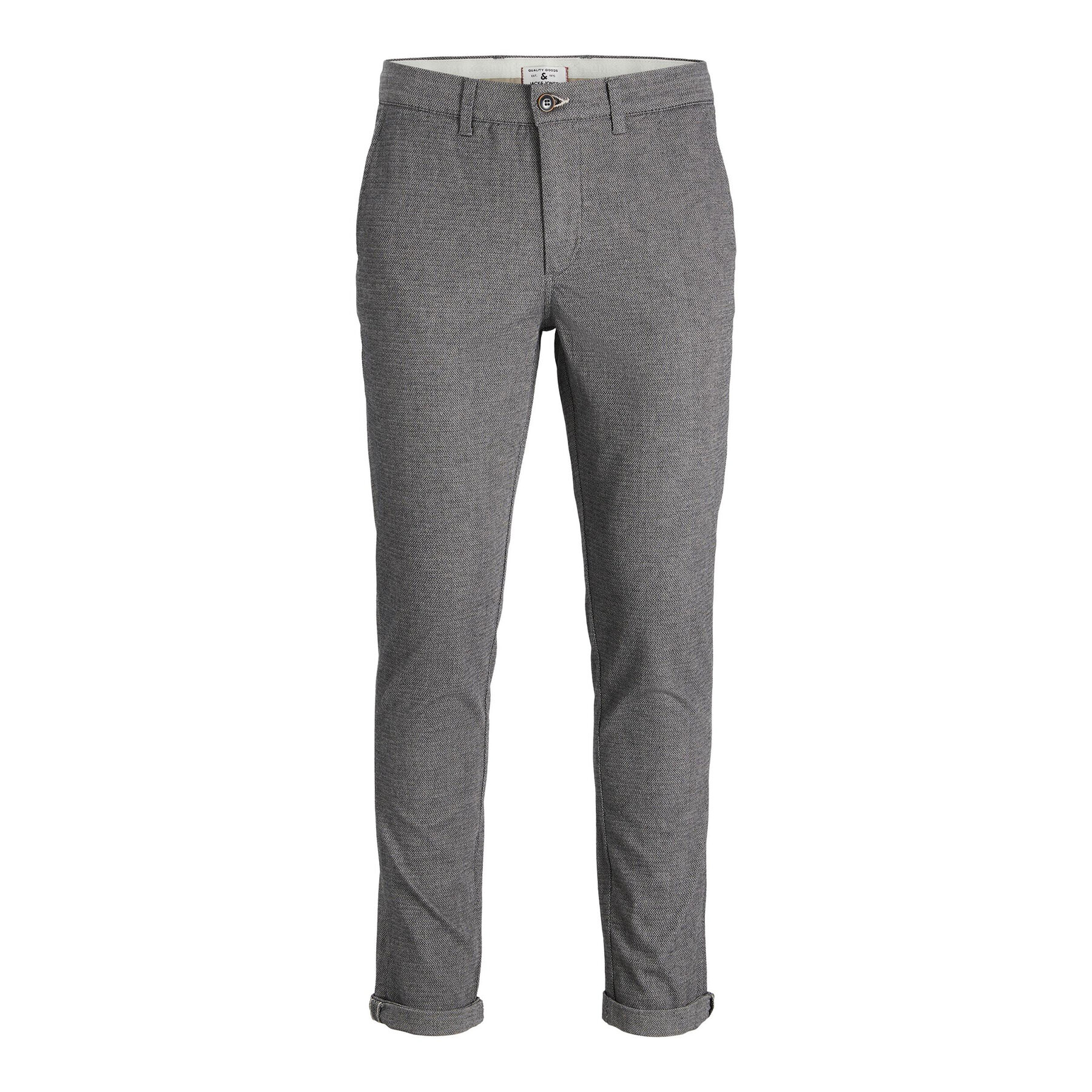 Jack&Jones Chino nohavice Marco 12206198 Sivá Slim Fit - Pepit.sk