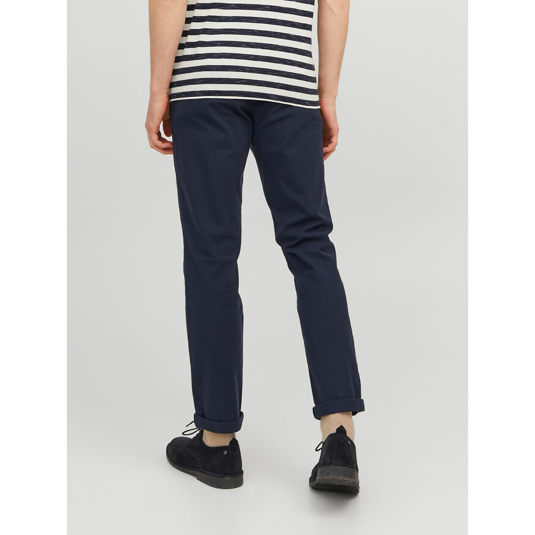 Jack&Jones Chino nohavice Marco 12206198 Tmavomodrá Slim Fit - Pepit.sk