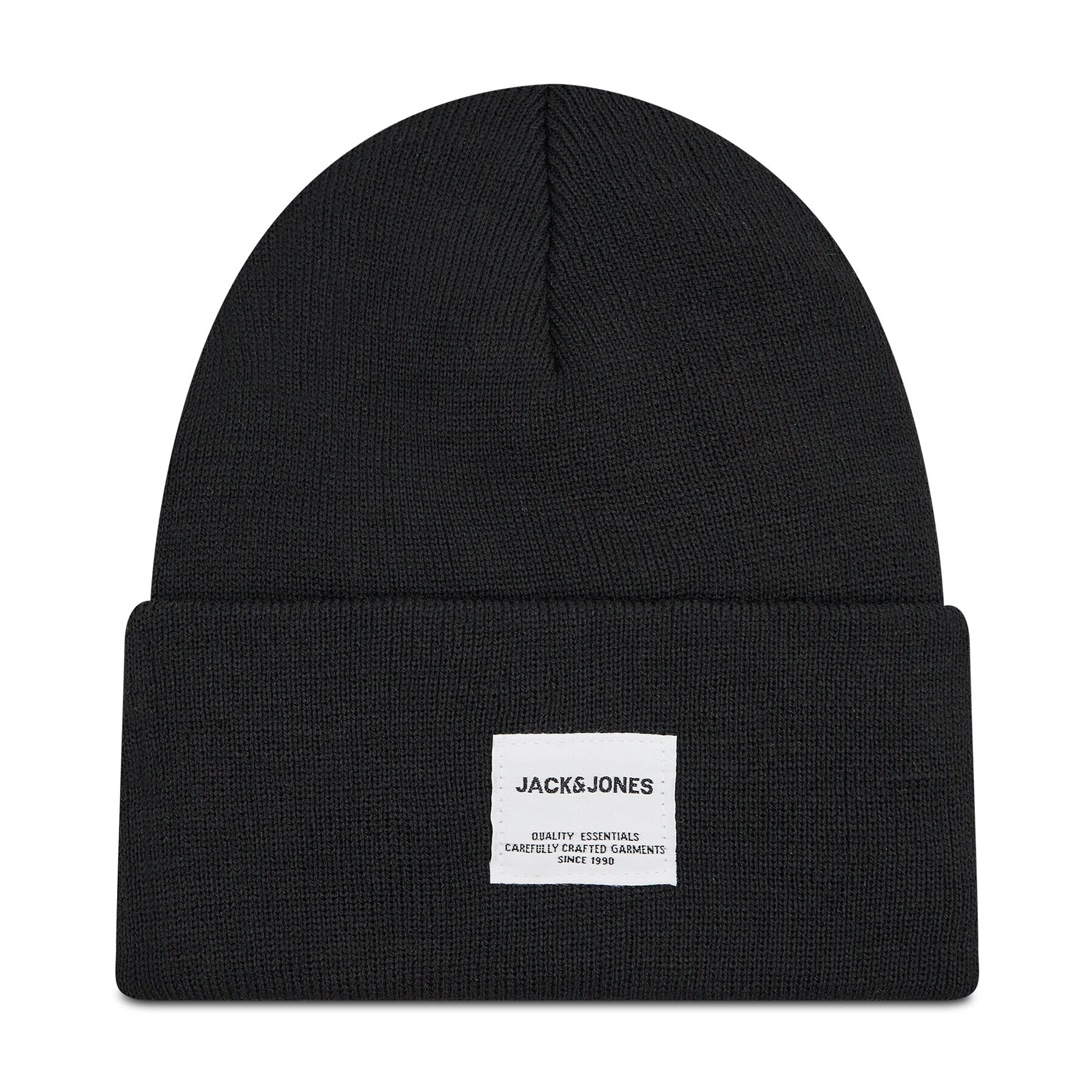 Jack&Jones Čiapka Jaclong Knit Beanie 12150627 Čierna - Pepit.sk