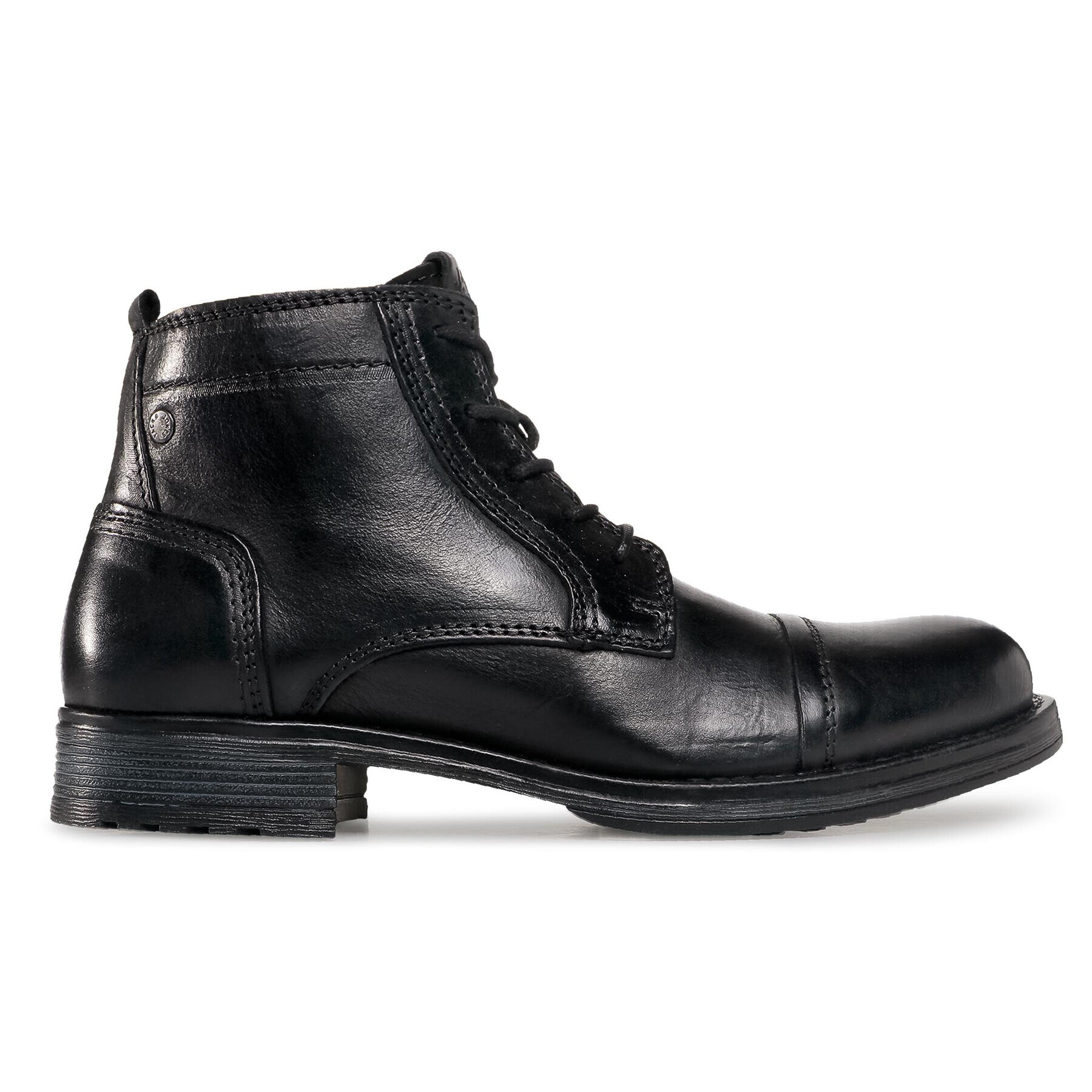 Jack&Jones Čižmy Jfwrussel Mid 12175957 Čierna - Pepit.sk