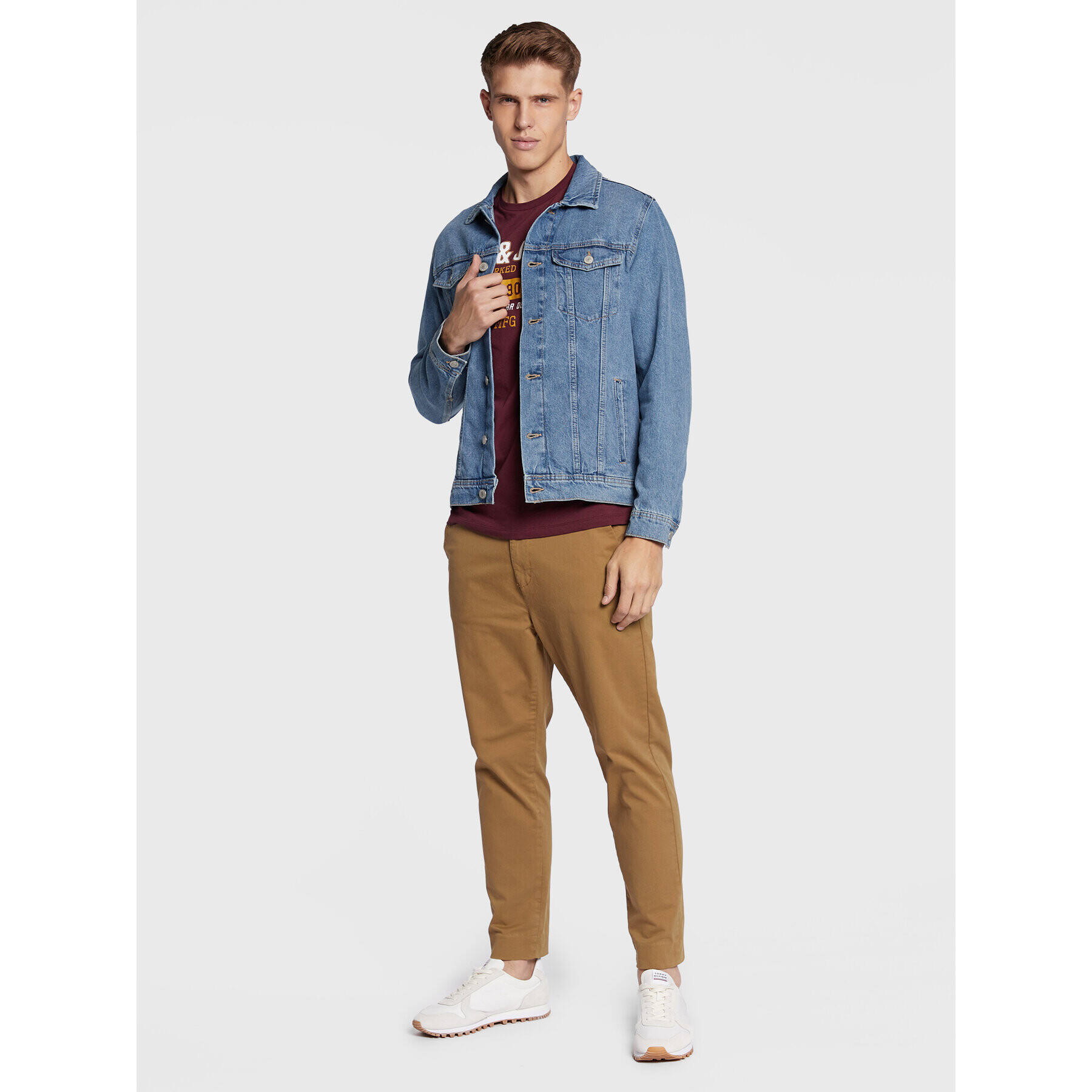 Jack&Jones Džínsová bunda Jean 12212801 Modrá Regular Fit - Pepit.sk