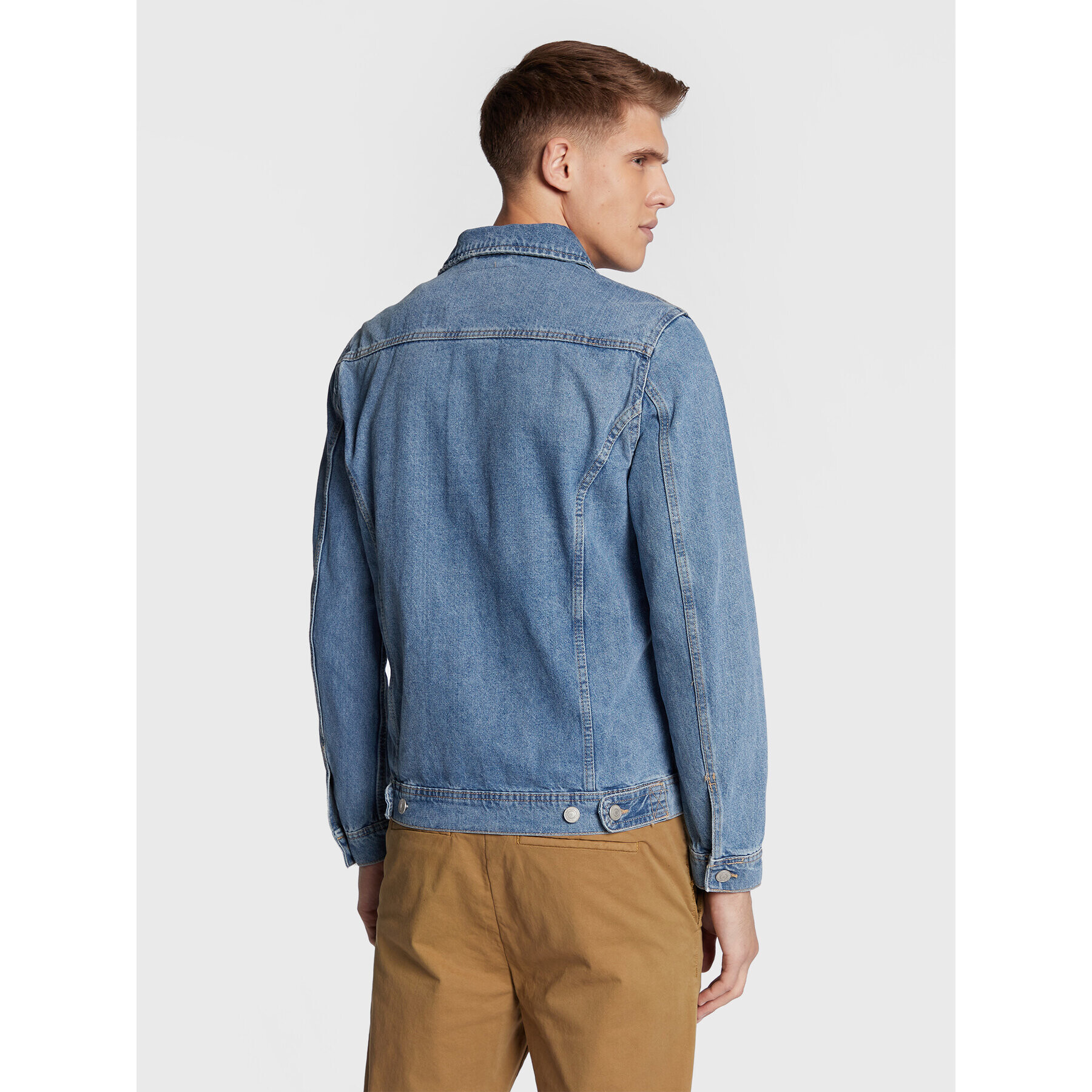 Jack&Jones Džínsová bunda Jean 12212801 Modrá Regular Fit - Pepit.sk