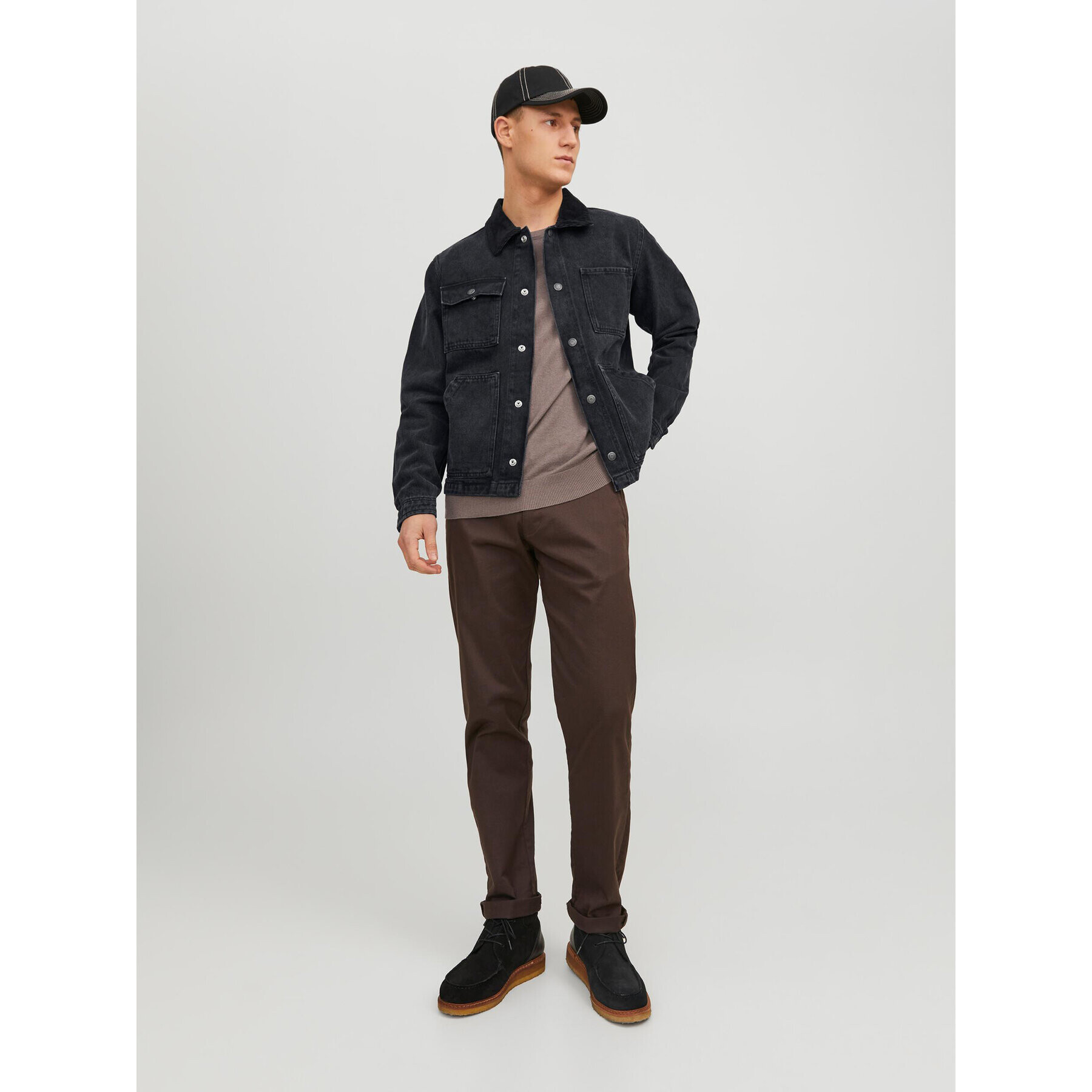 Jack&Jones Džínsová bunda Steel 12231169 Čierna Regular Fit - Pepit.sk