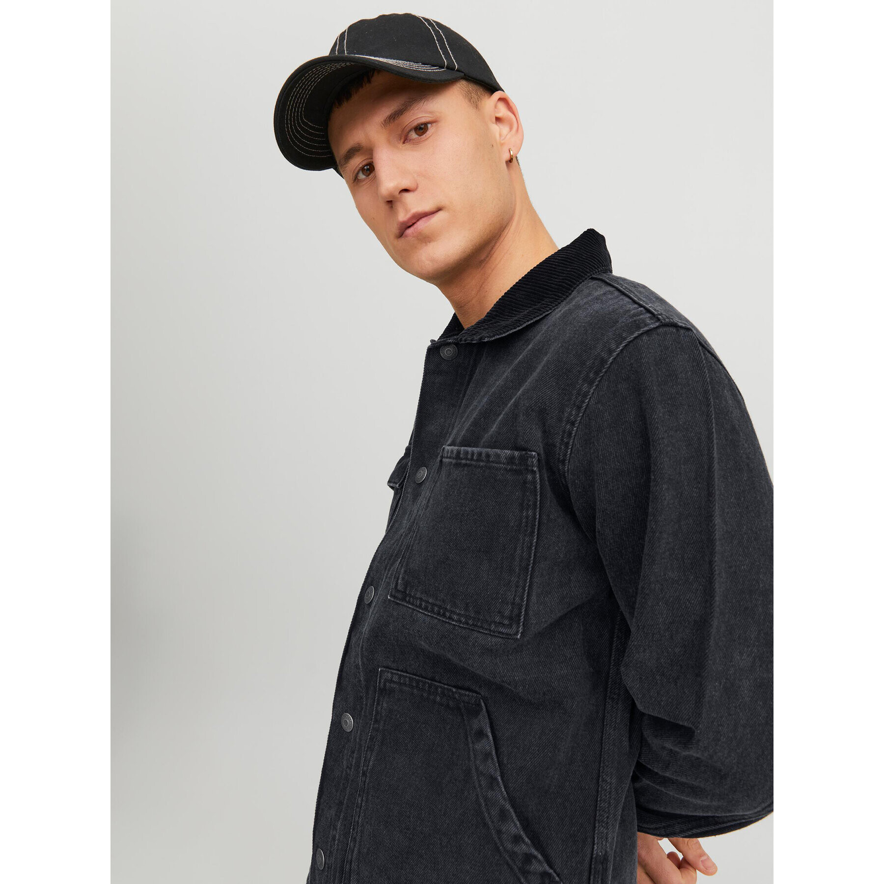 Jack&Jones Džínsová bunda Steel 12231169 Čierna Regular Fit - Pepit.sk