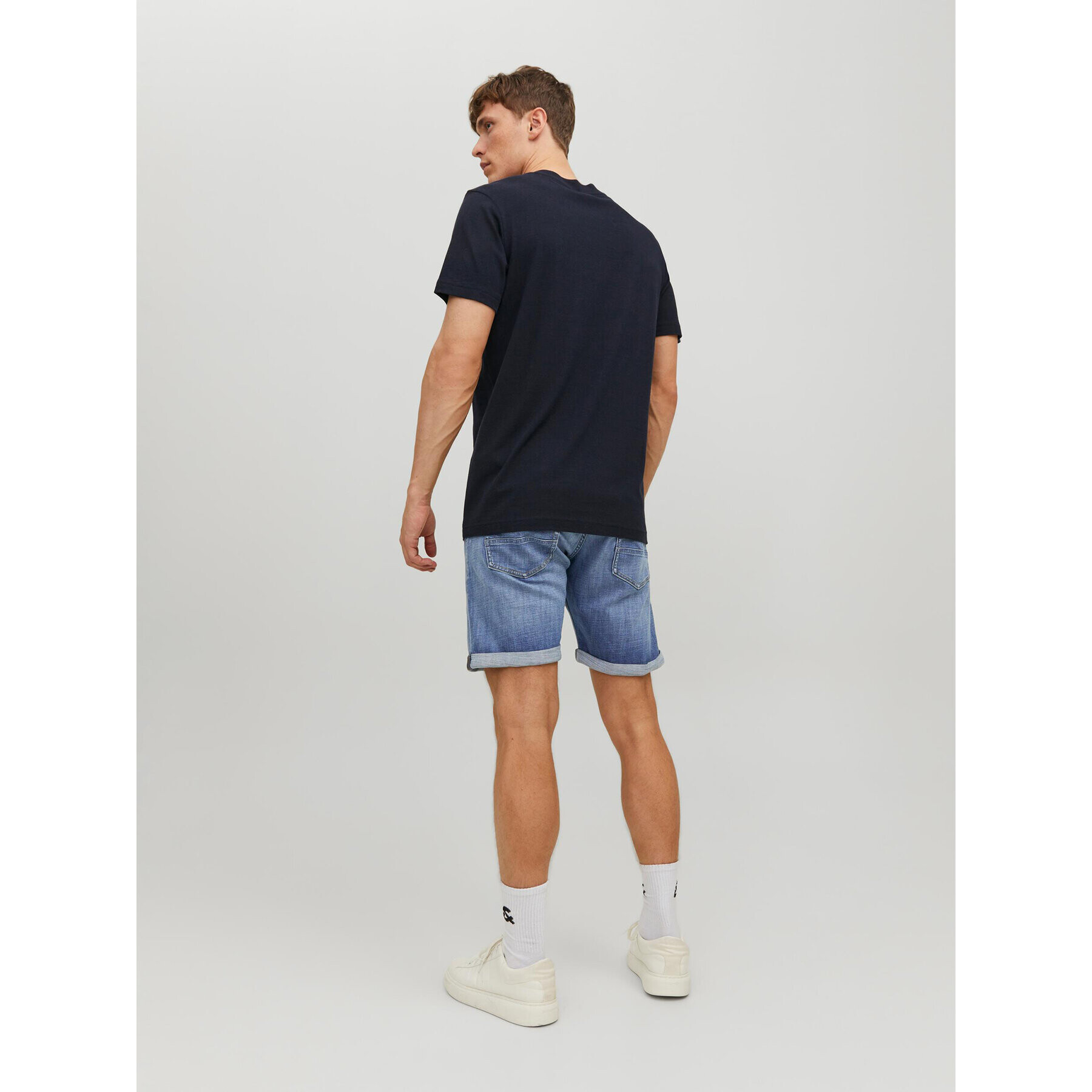 Jack&Jones Džínsové šortky Chris 12236195 Modrá Relaxed Fit - Pepit.sk