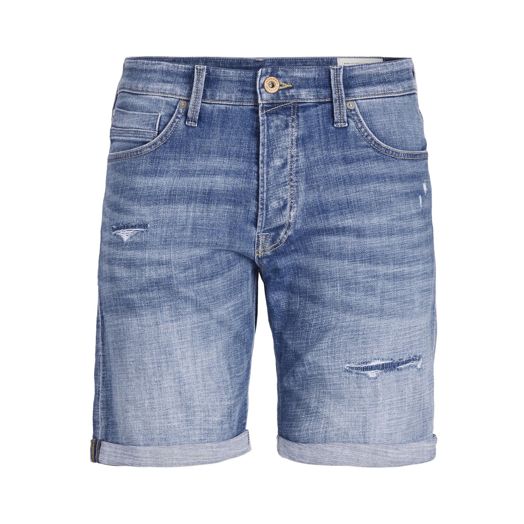 Jack&Jones Džínsové šortky Chris 12236195 Modrá Relaxed Fit - Pepit.sk