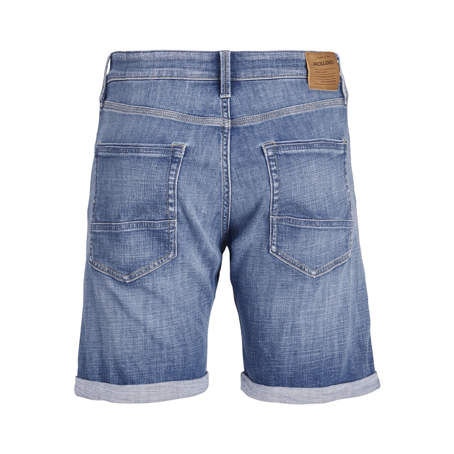 Jack&Jones Džínsové šortky Chris 12236195 Modrá Relaxed Fit - Pepit.sk