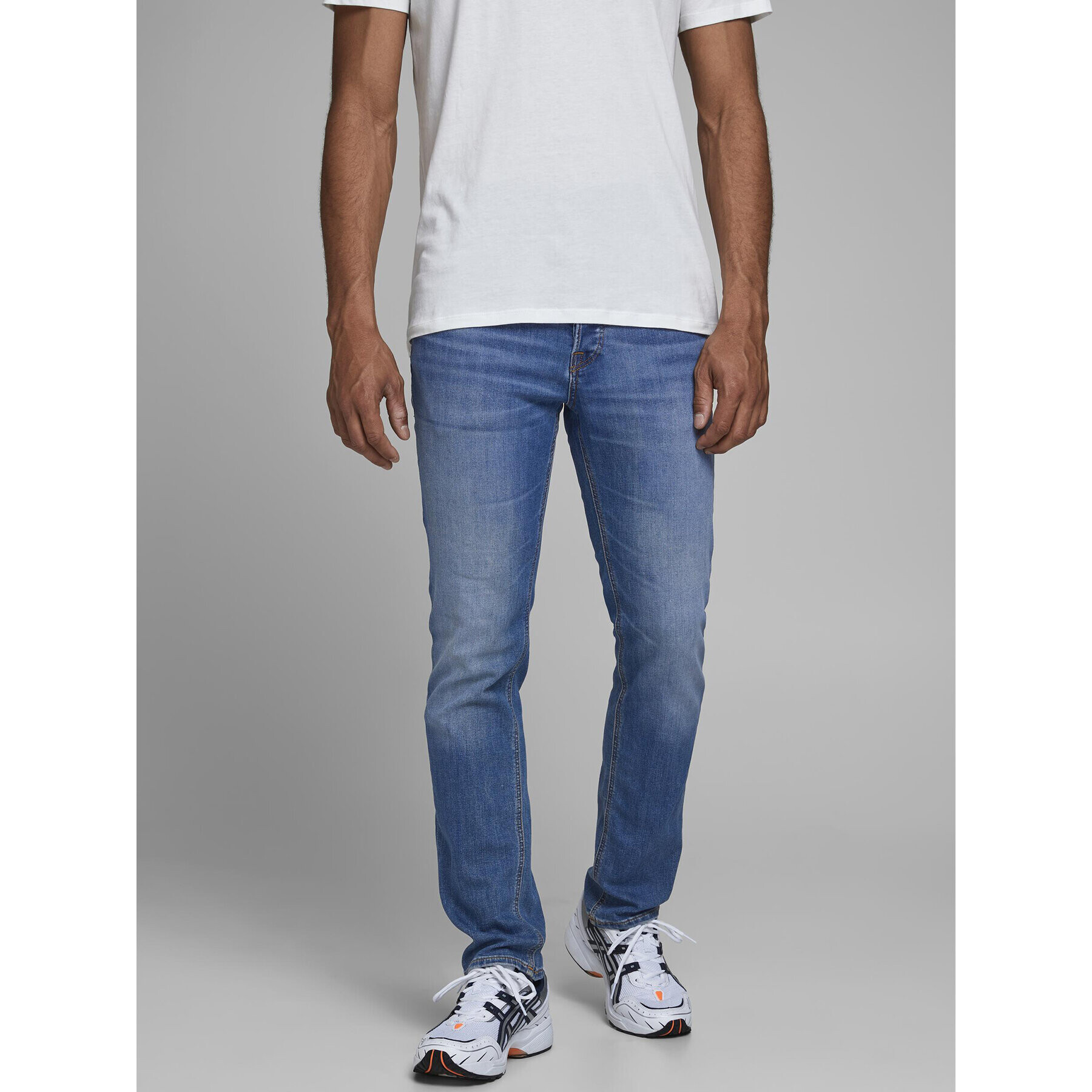 Jack&Jones Džínsy Glenn 12157416 Modrá Slim Fit - Pepit.sk