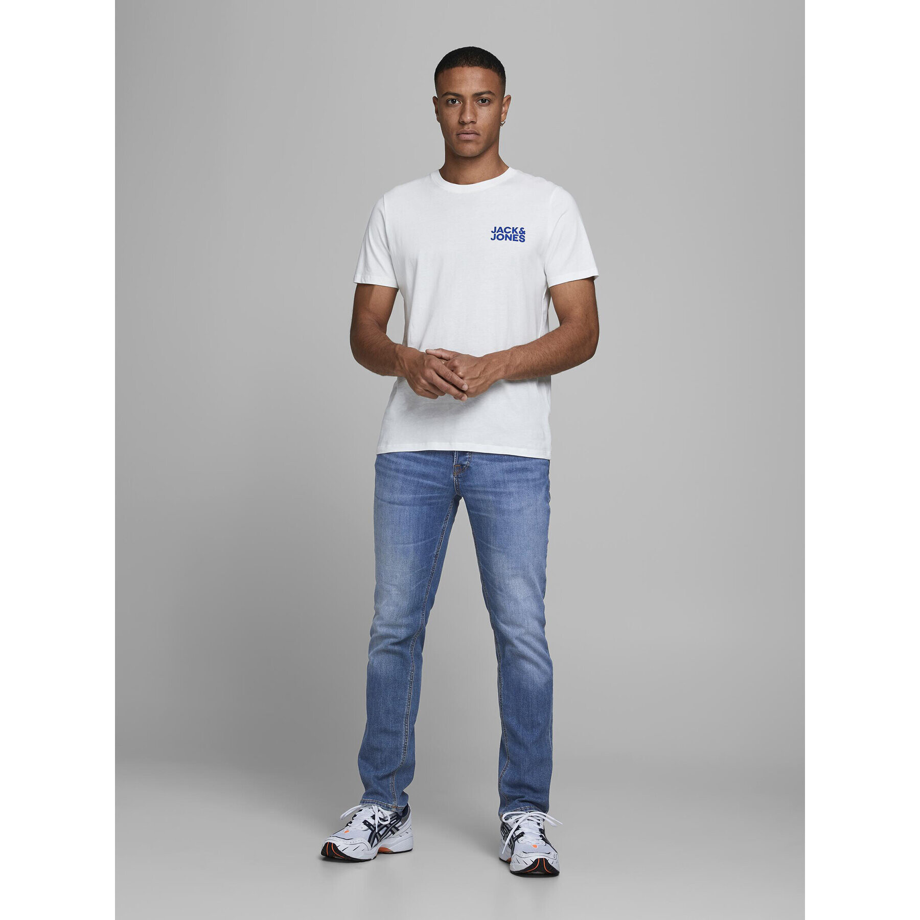 Jack&Jones Džínsy Glenn 12157416 Modrá Slim Fit - Pepit.sk