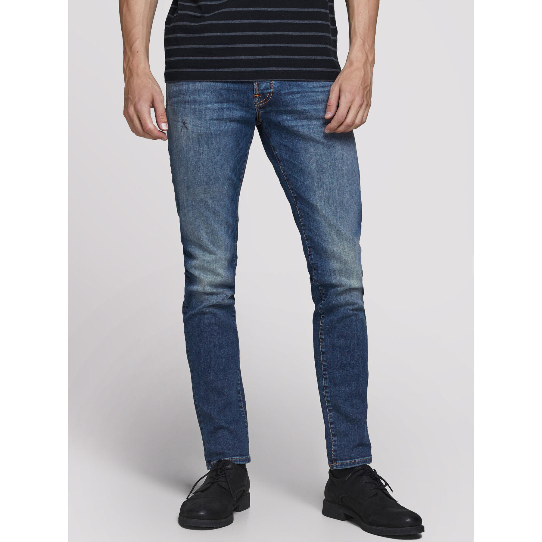 Jack&Jones Džínsy Glenn 12175888 Tmavomodrá Slim Fit - Pepit.sk