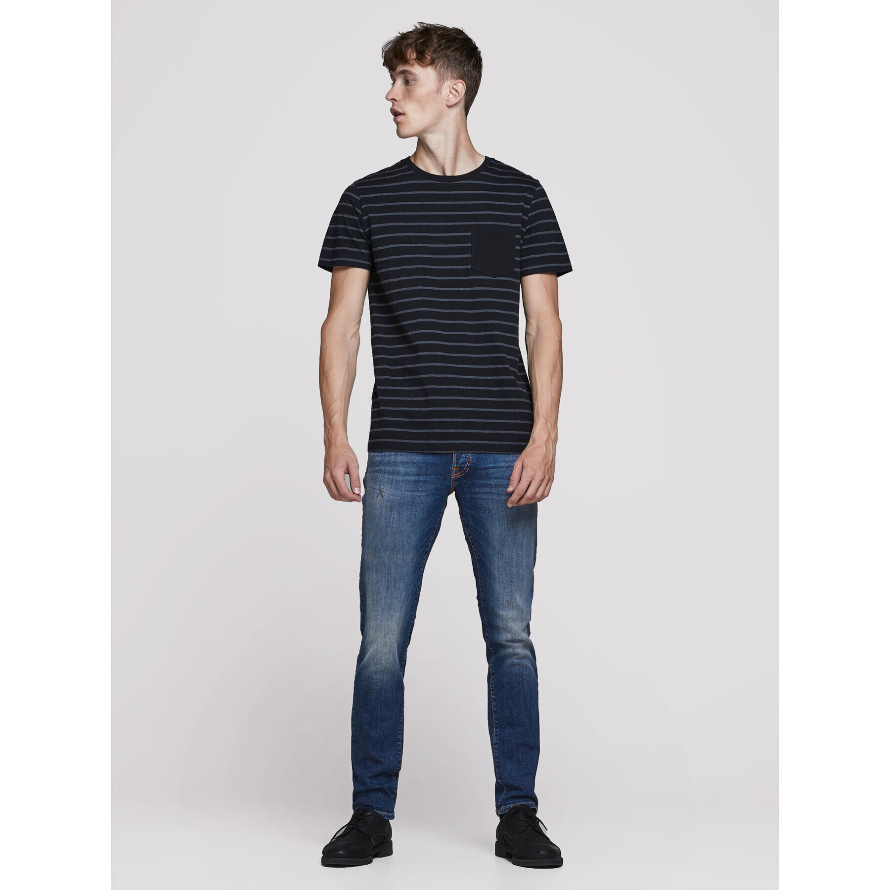 Jack&Jones Džínsy Glenn 12175888 Tmavomodrá Slim Fit - Pepit.sk