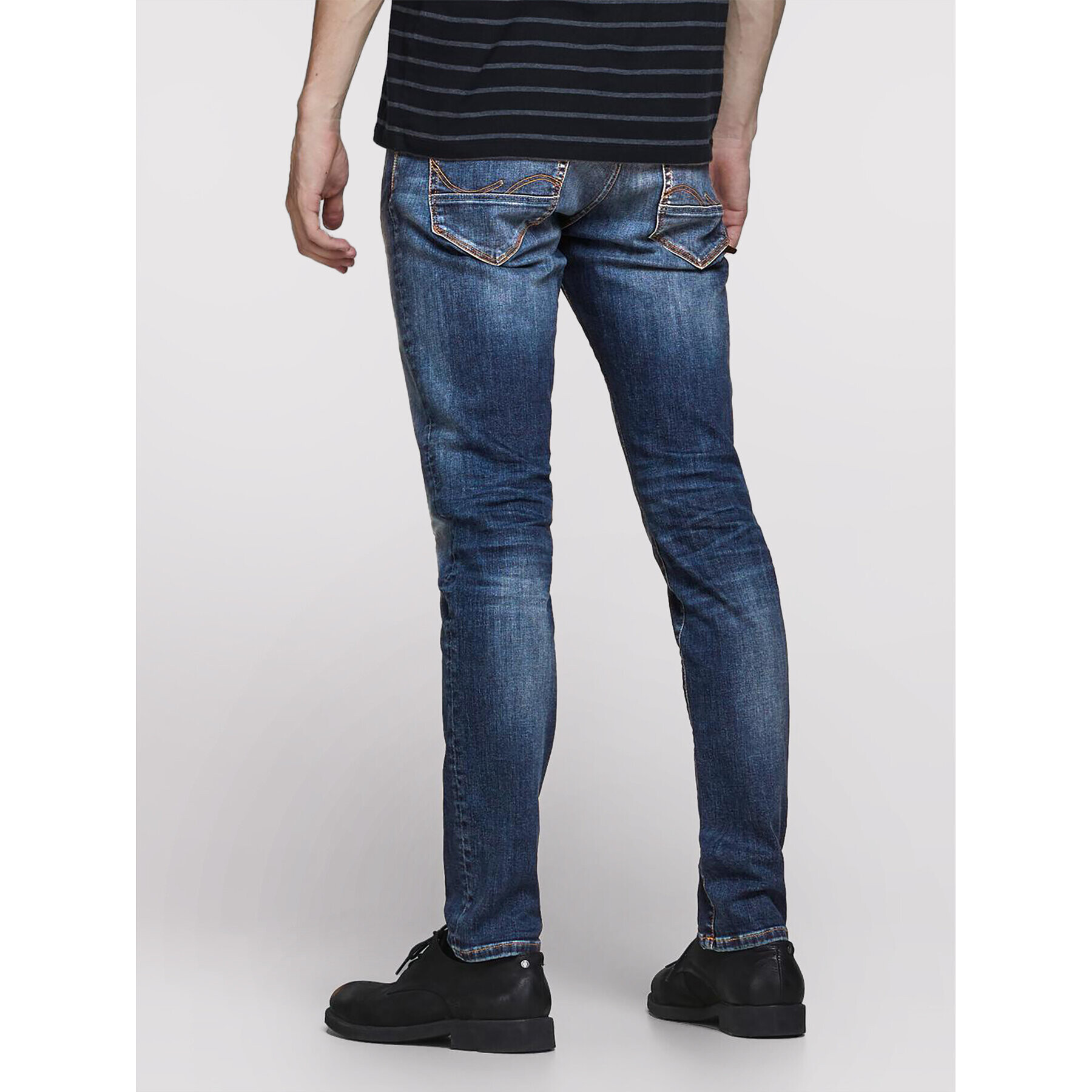 Jack&Jones Džínsy Glenn 12175888 Tmavomodrá Slim Fit - Pepit.sk