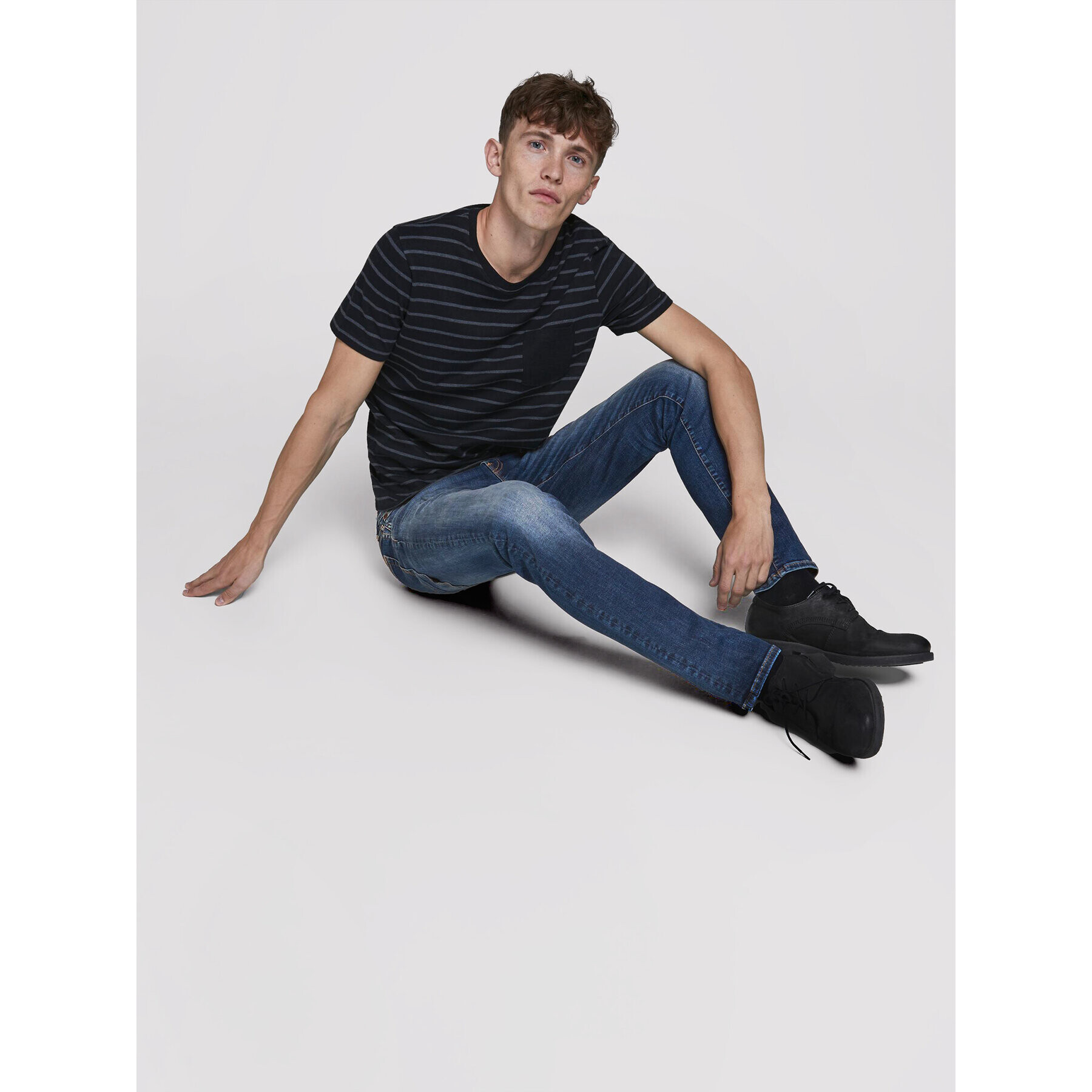 Jack&Jones Džínsy Glenn 12175888 Tmavomodrá Slim Fit - Pepit.sk