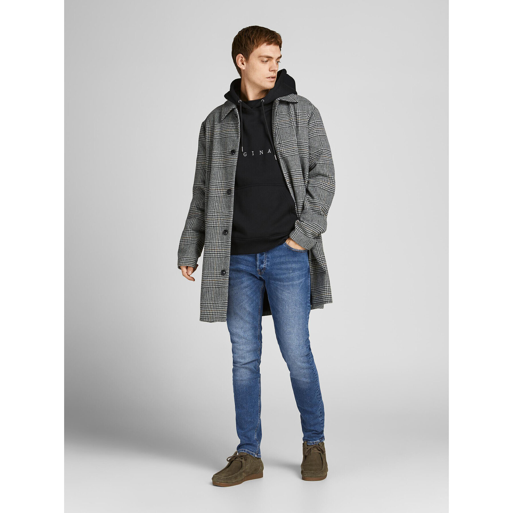 Jack&Jones Džínsy Glenn 12184473 Modrá Slim Fit - Pepit.sk