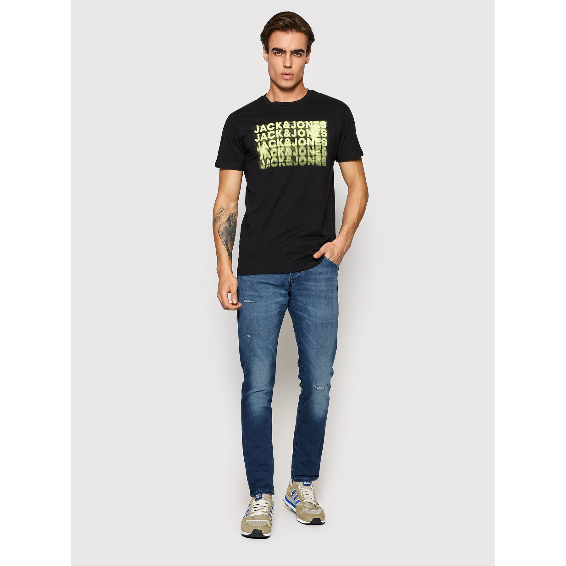 Jack&Jones Džínsy Glenn 12194539 Modrá Slim Fit - Pepit.sk