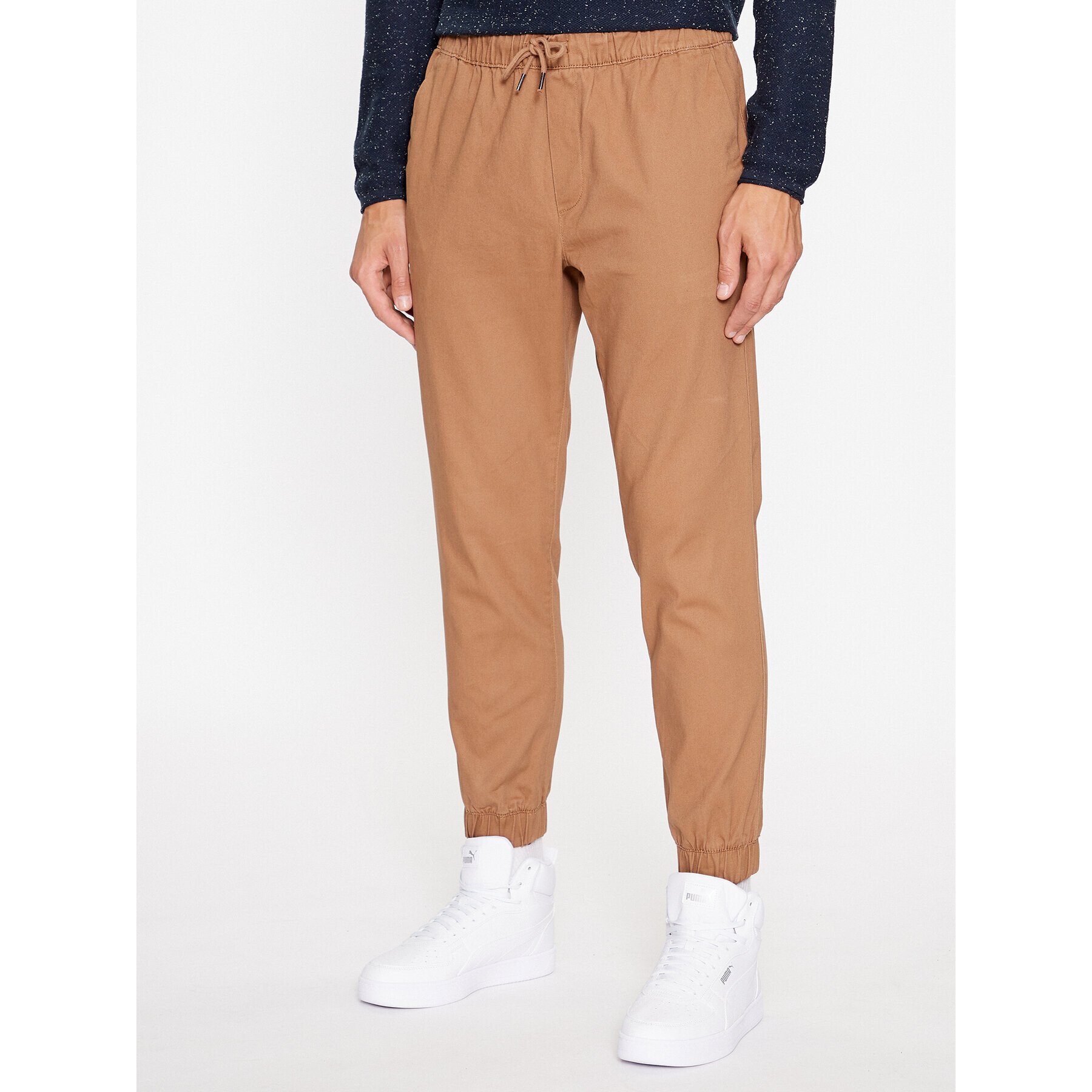 Jack&Jones Jogger nohavice 12224518 Hnedá Comfort Fit - Pepit.sk