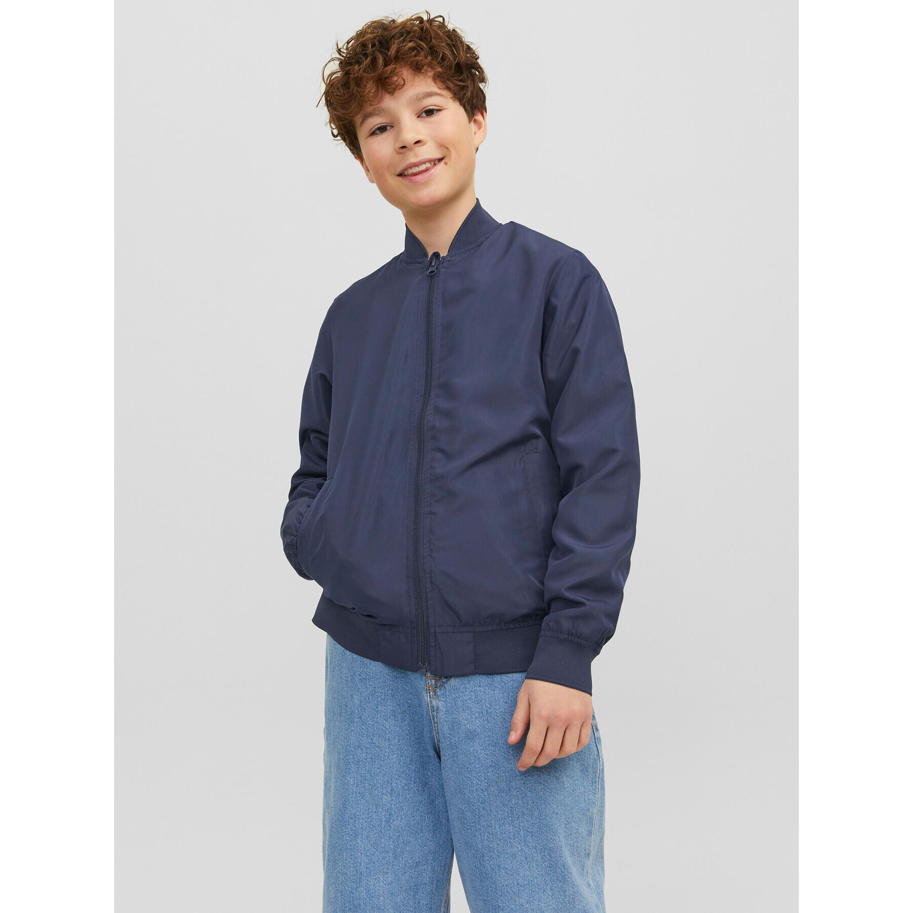 Jack&Jones Junior Bundy bomber 12235758 Tmavomodrá - Pepit.sk