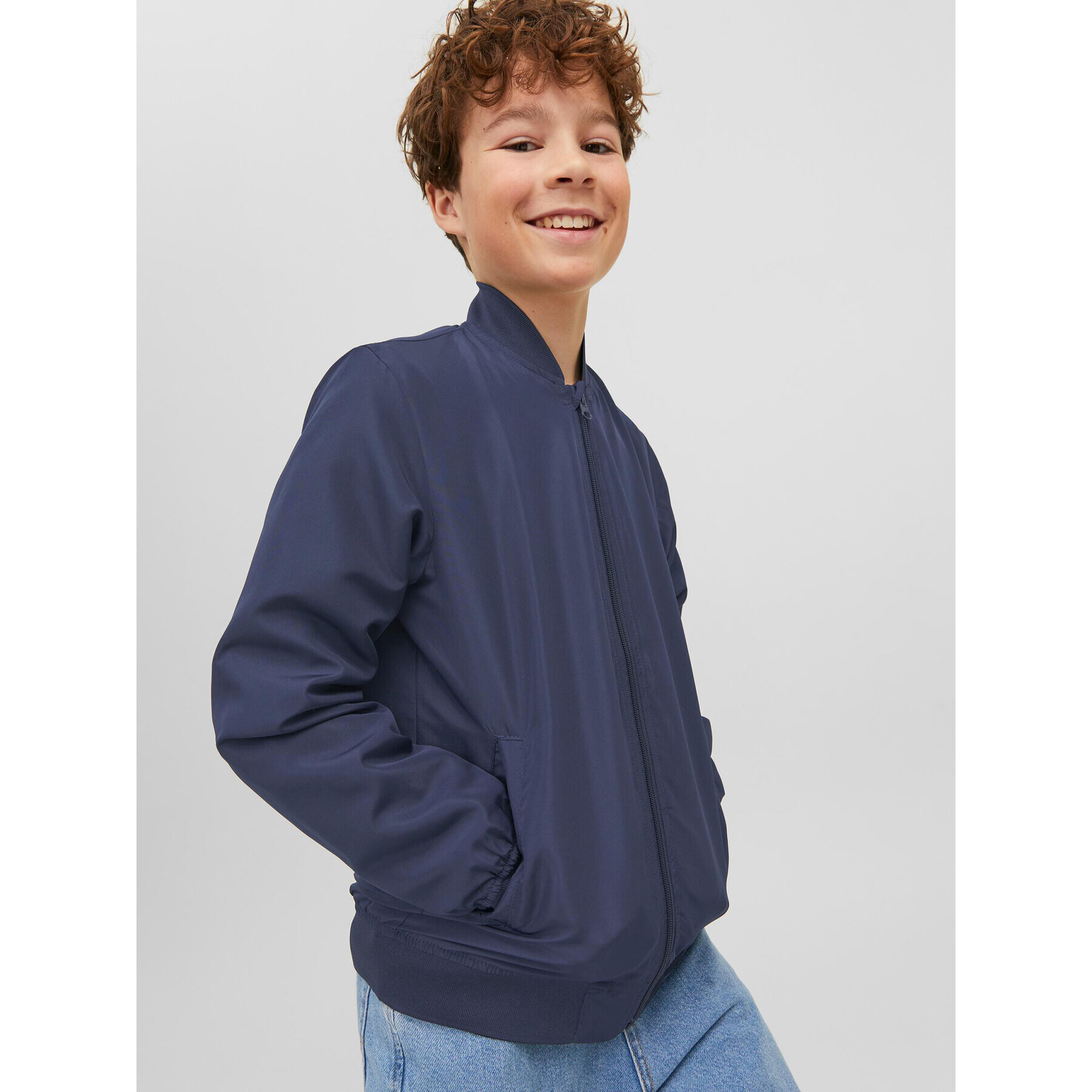 Jack&Jones Junior Bundy bomber 12235758 Tmavomodrá - Pepit.sk