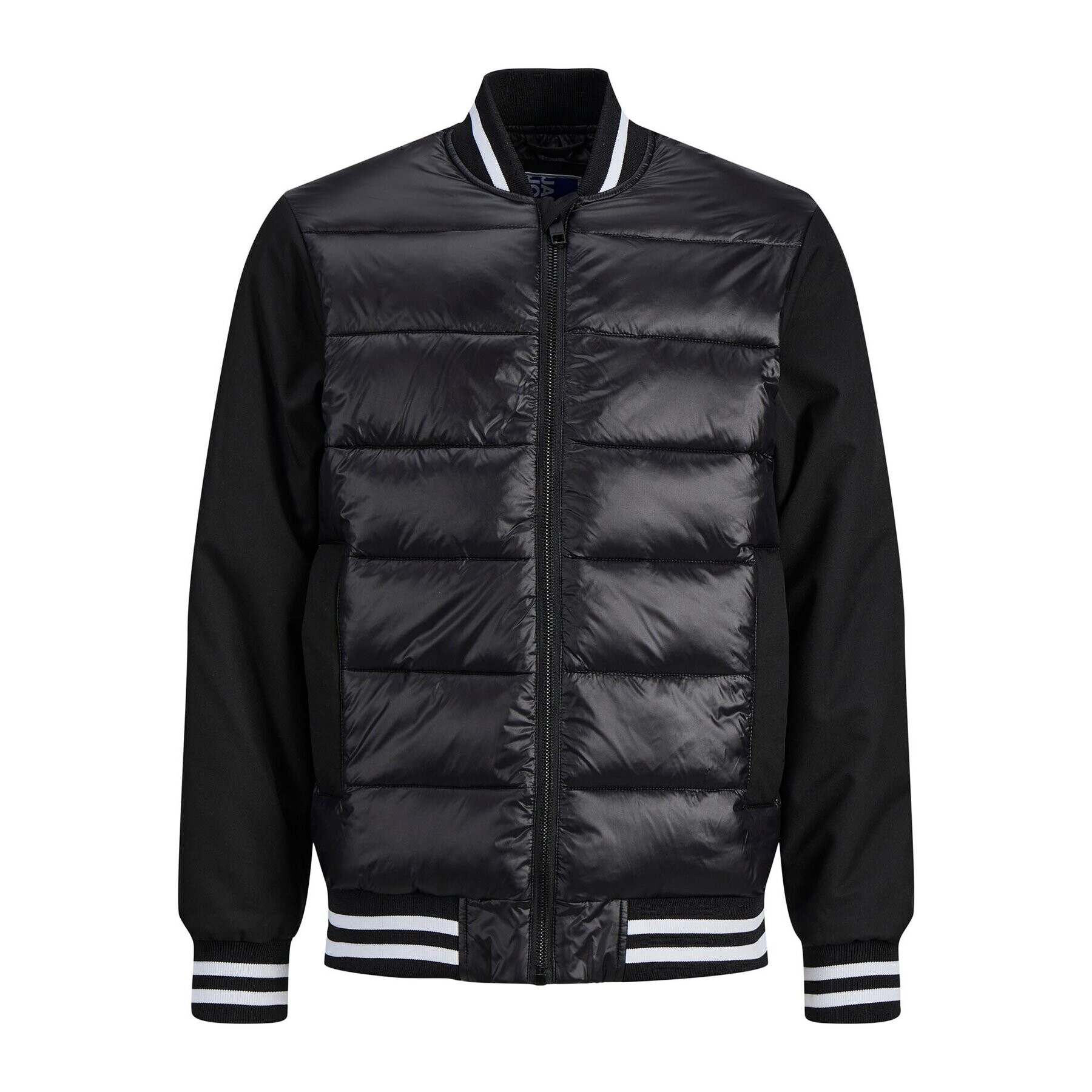 Jack&Jones Junior Bundy bomber 12247193 Čierna Regular Fit - Pepit.sk