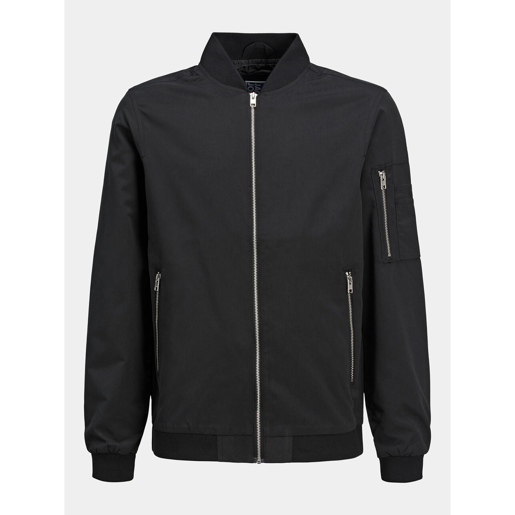 Jack&Jones Junior Bundy bomber Rush 12182385 Čierna Regular Fit - Pepit.sk