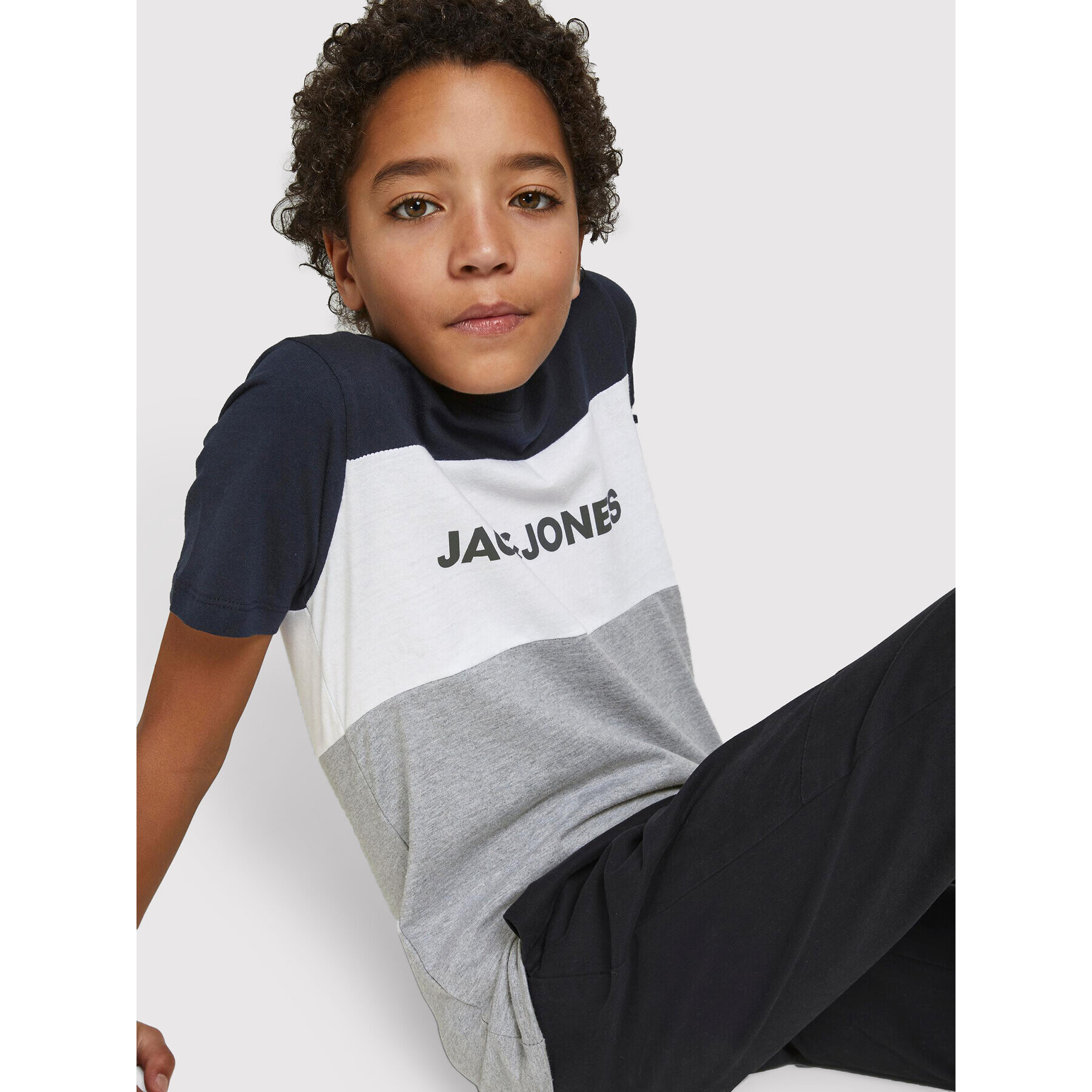 Jack&Jones Junior Jack&Jones Tričko Logo Blocking 12174282 Farebná Regular Fit - Pepit.sk