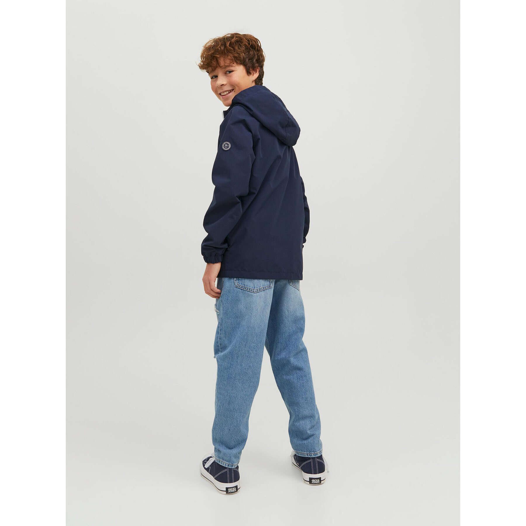 Jack&Jones Junior Prechodná bunda 12185183 Tmavomodrá - Pepit.sk