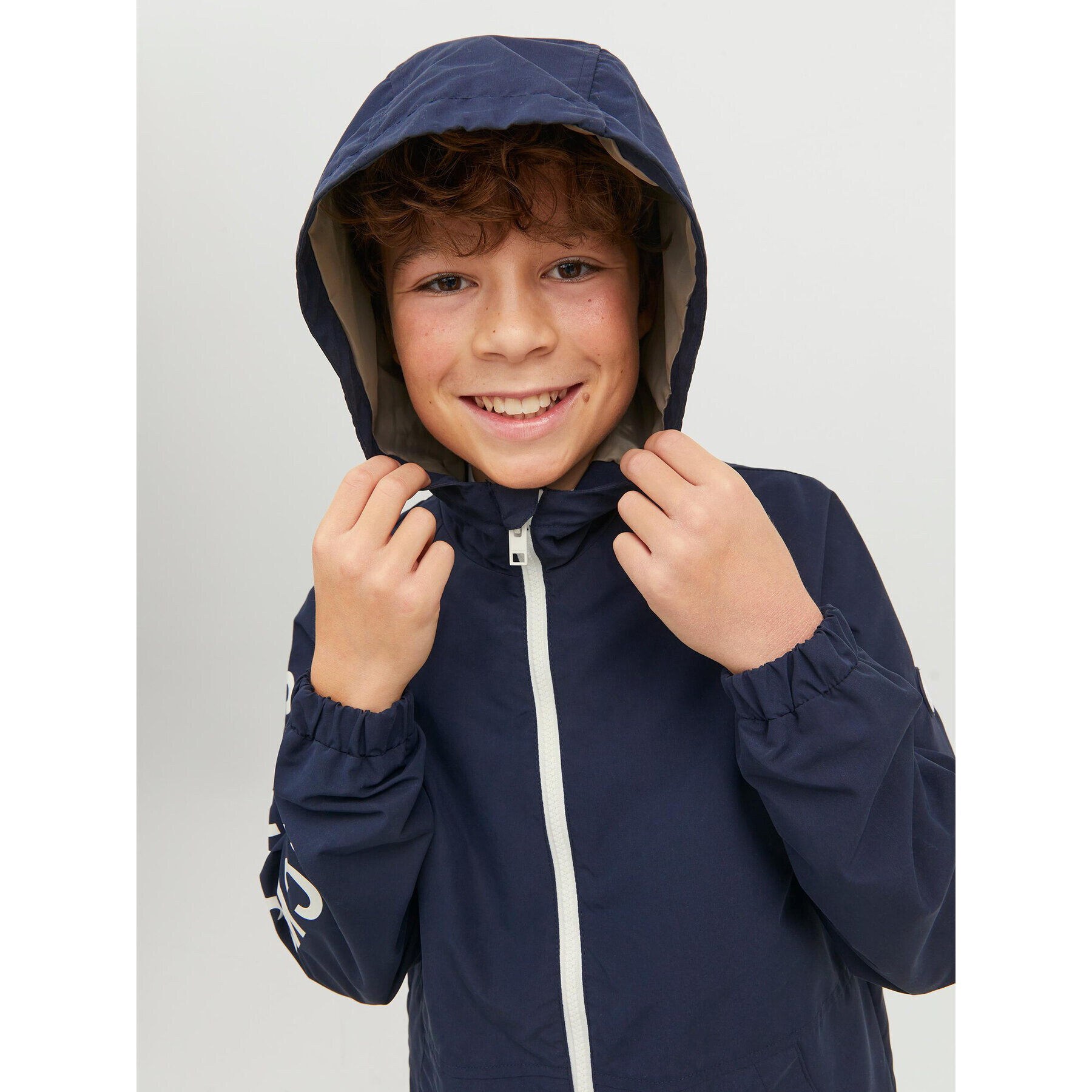 Jack&Jones Junior Prechodná bunda 12185183 Tmavomodrá - Pepit.sk