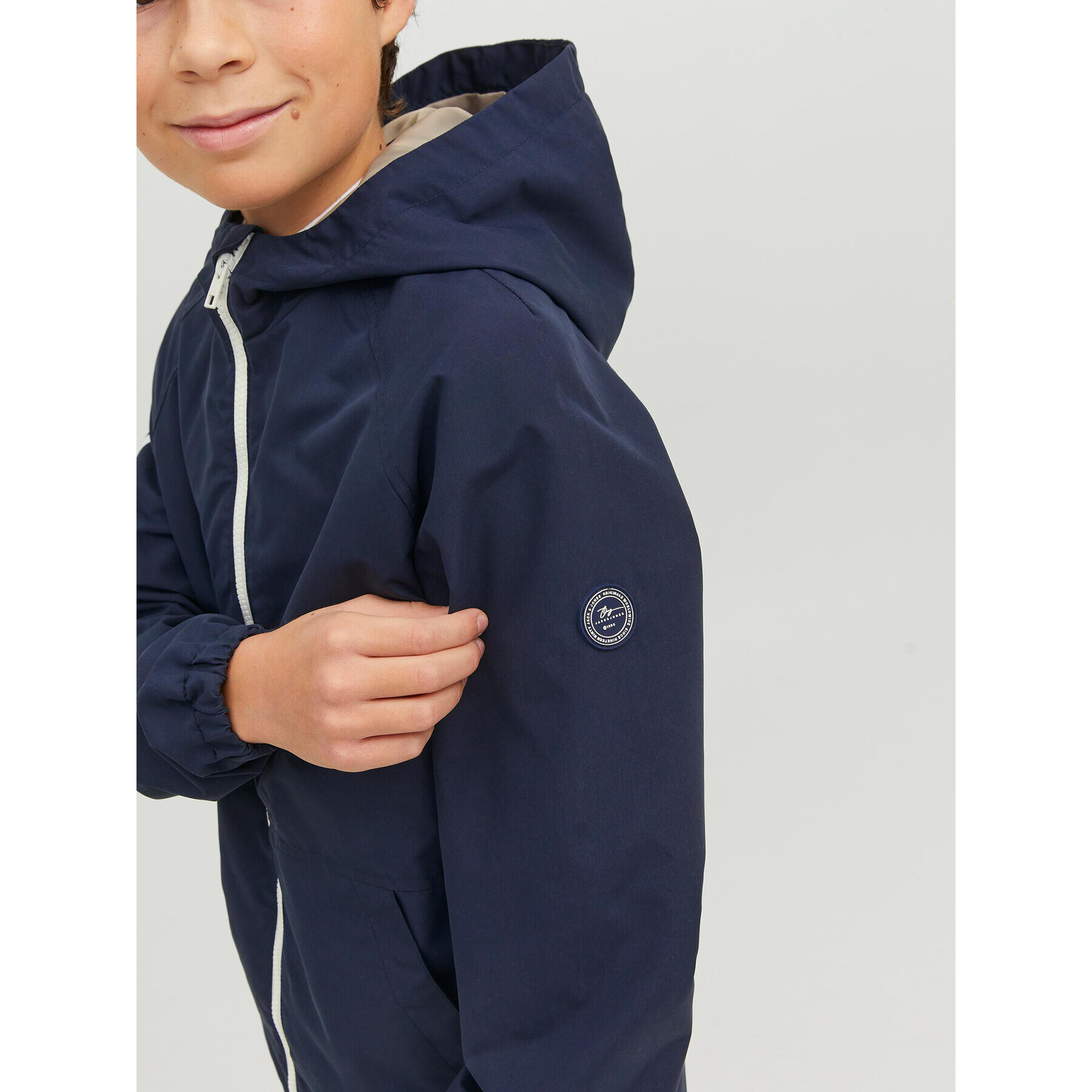 Jack&Jones Junior Prechodná bunda 12185183 Tmavomodrá - Pepit.sk