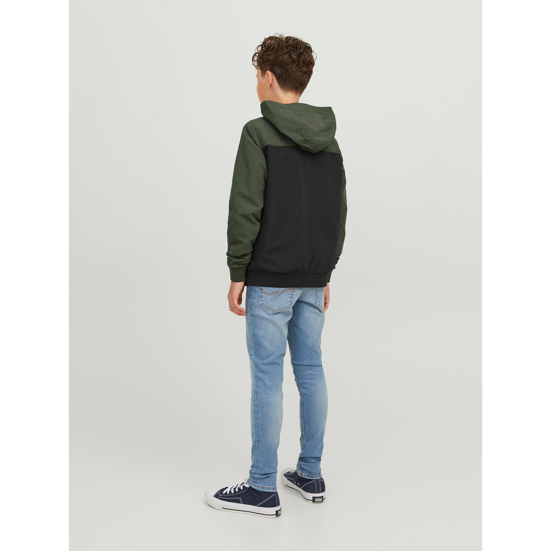 Jack&Jones Junior Prechodná bunda 12200453 Zelená Regular Fit - Pepit.sk