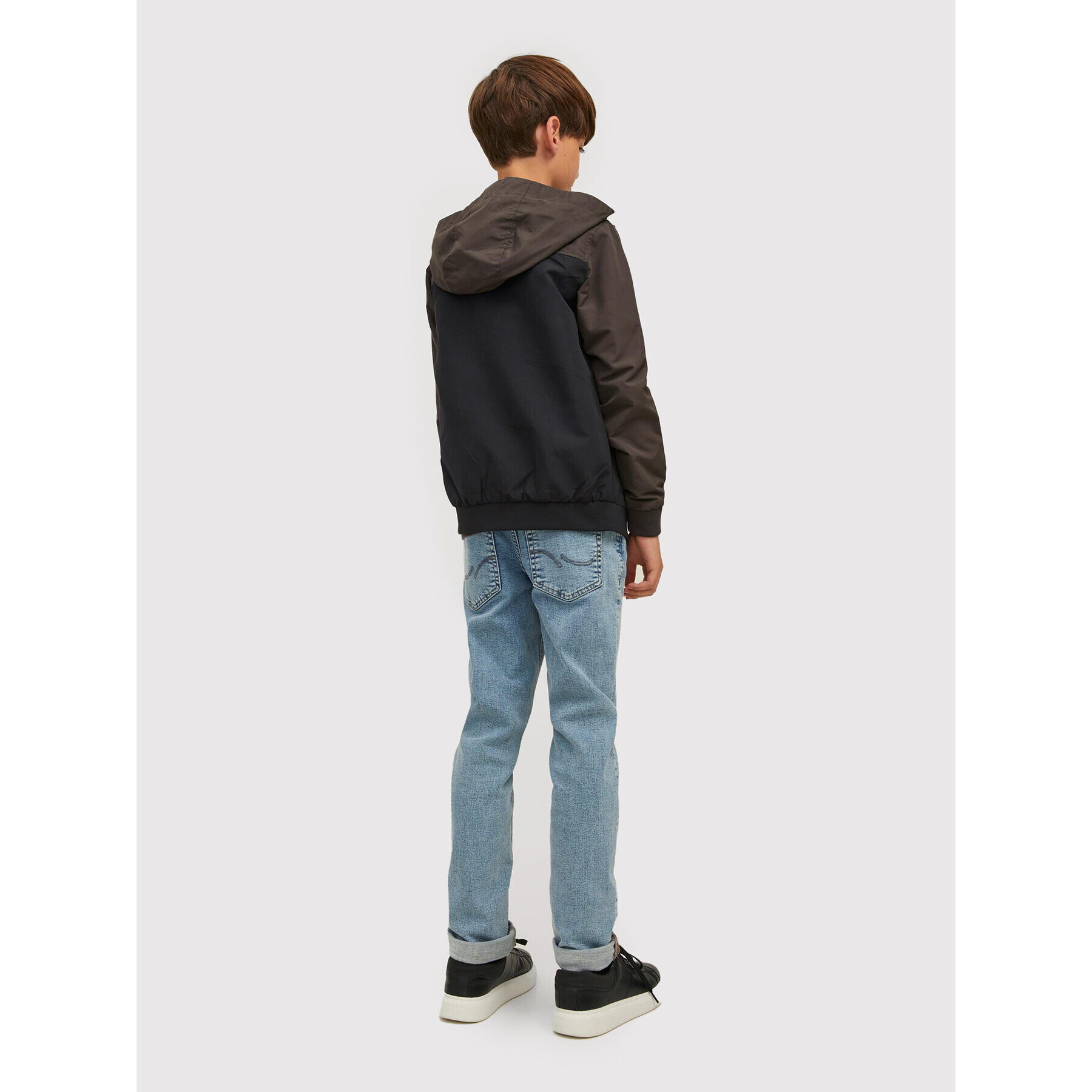 Jack&Jones Junior Prechodná bunda Rush 12200453 Čierna Regular Fit - Pepit.sk