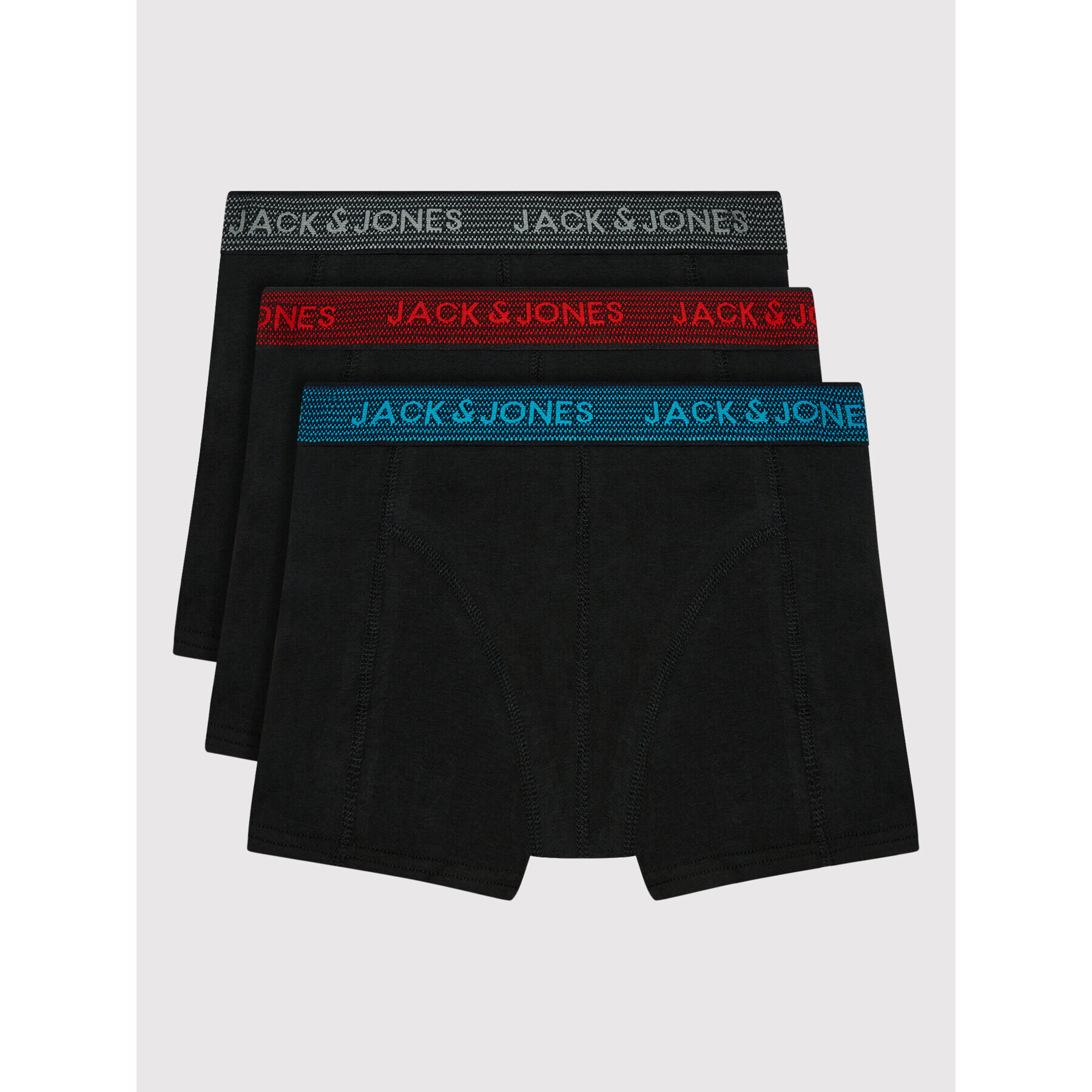 Jack&Jones Junior Súprava 3 kusov boxeriek Waistband 12203513 Čierna - Pepit.sk